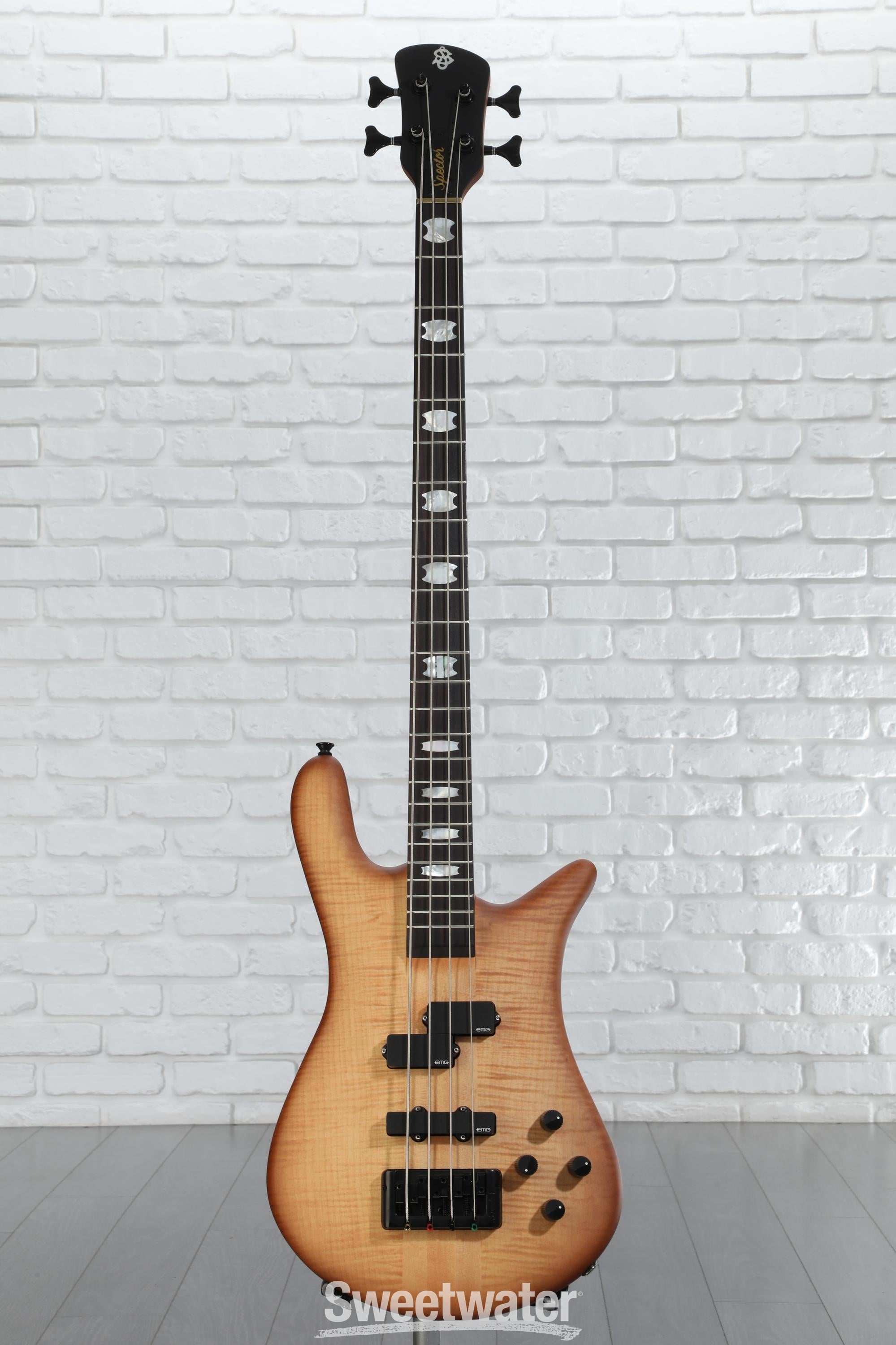 Spector Euro 4 LX Electric Bass Guitar - Natural Sunburst | Sweetwater
