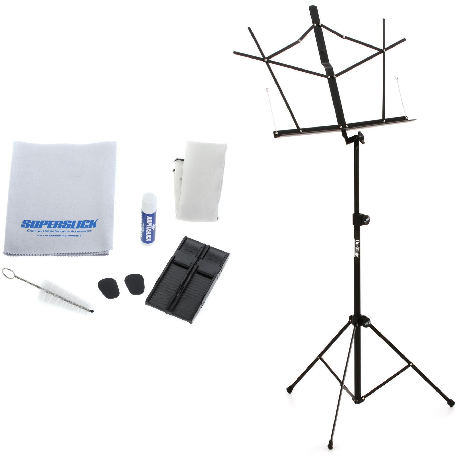 Sweetwater Tenor Saxophone Care Kit w/ Music Stand