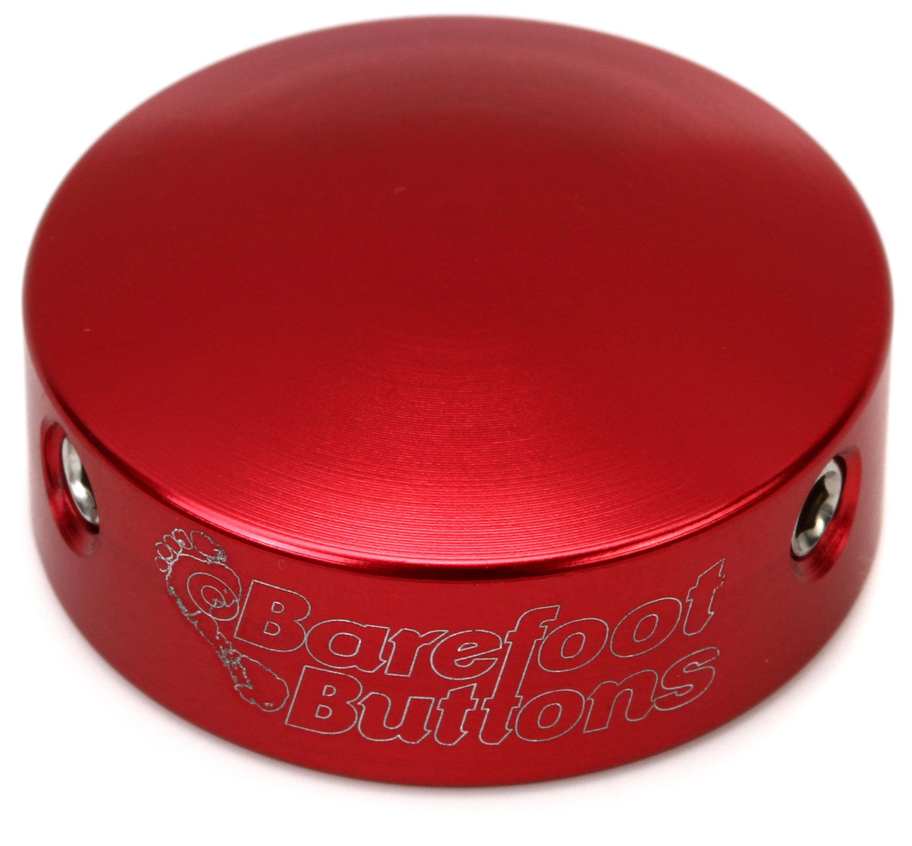 Barefoot Buttons V1 Standard Footswitch Cap - Red | Sweetwater