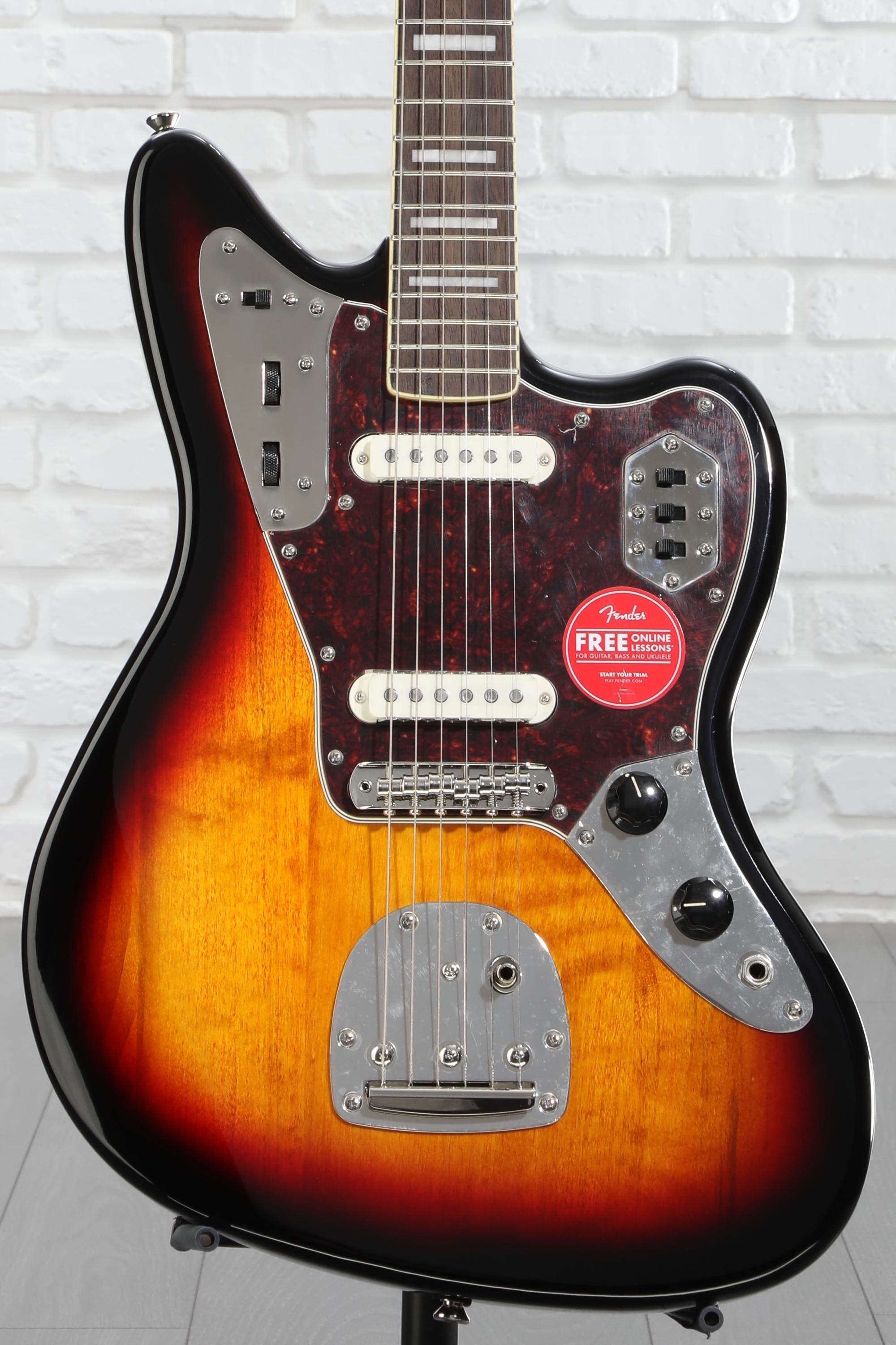 Squier Classic Vibe '70s Jaguar - 3-Tone Sunburst | Sweetwater