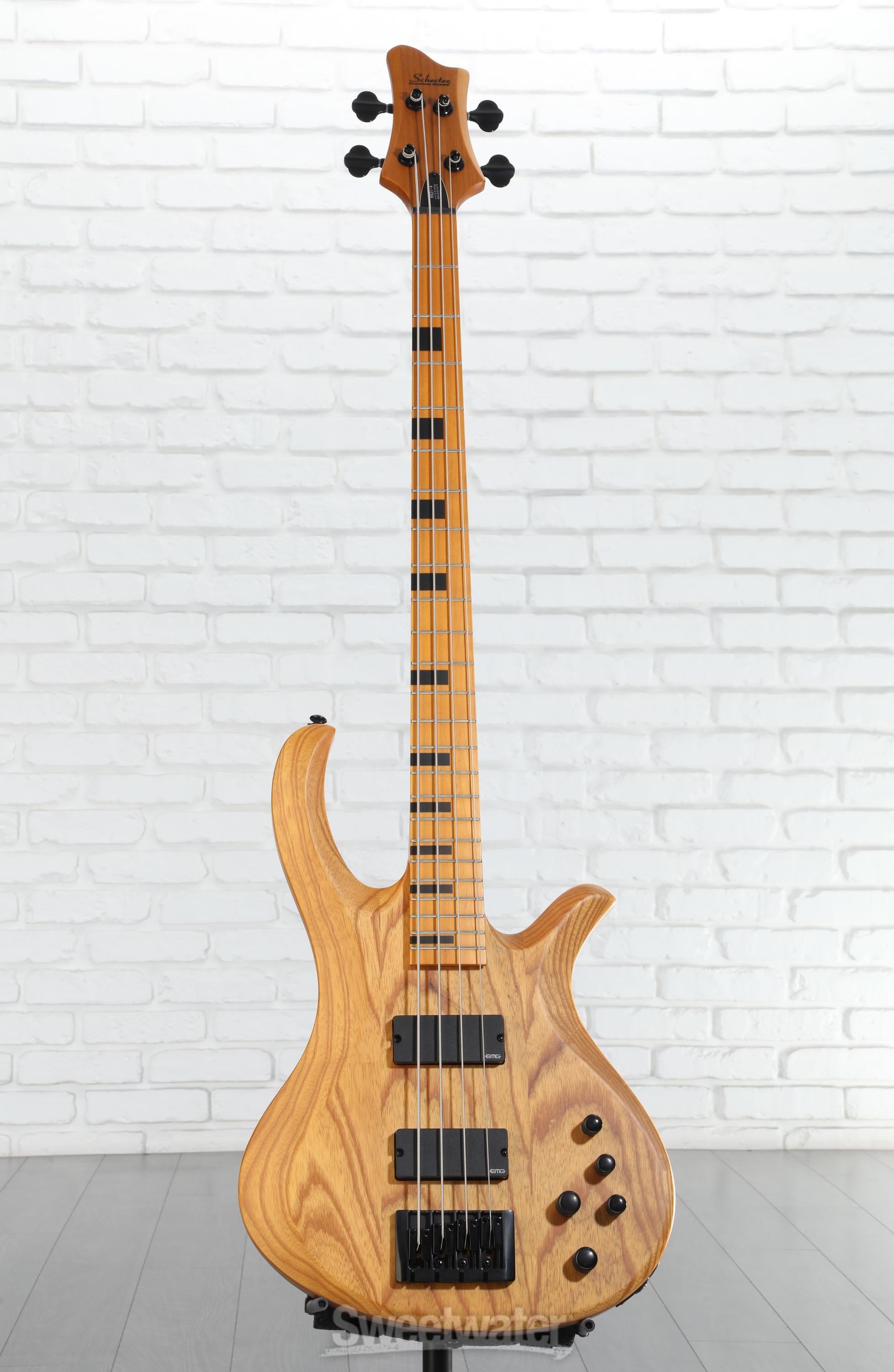 Schecter Session Riot-4 Bass Guitar - Aged Natural Satin