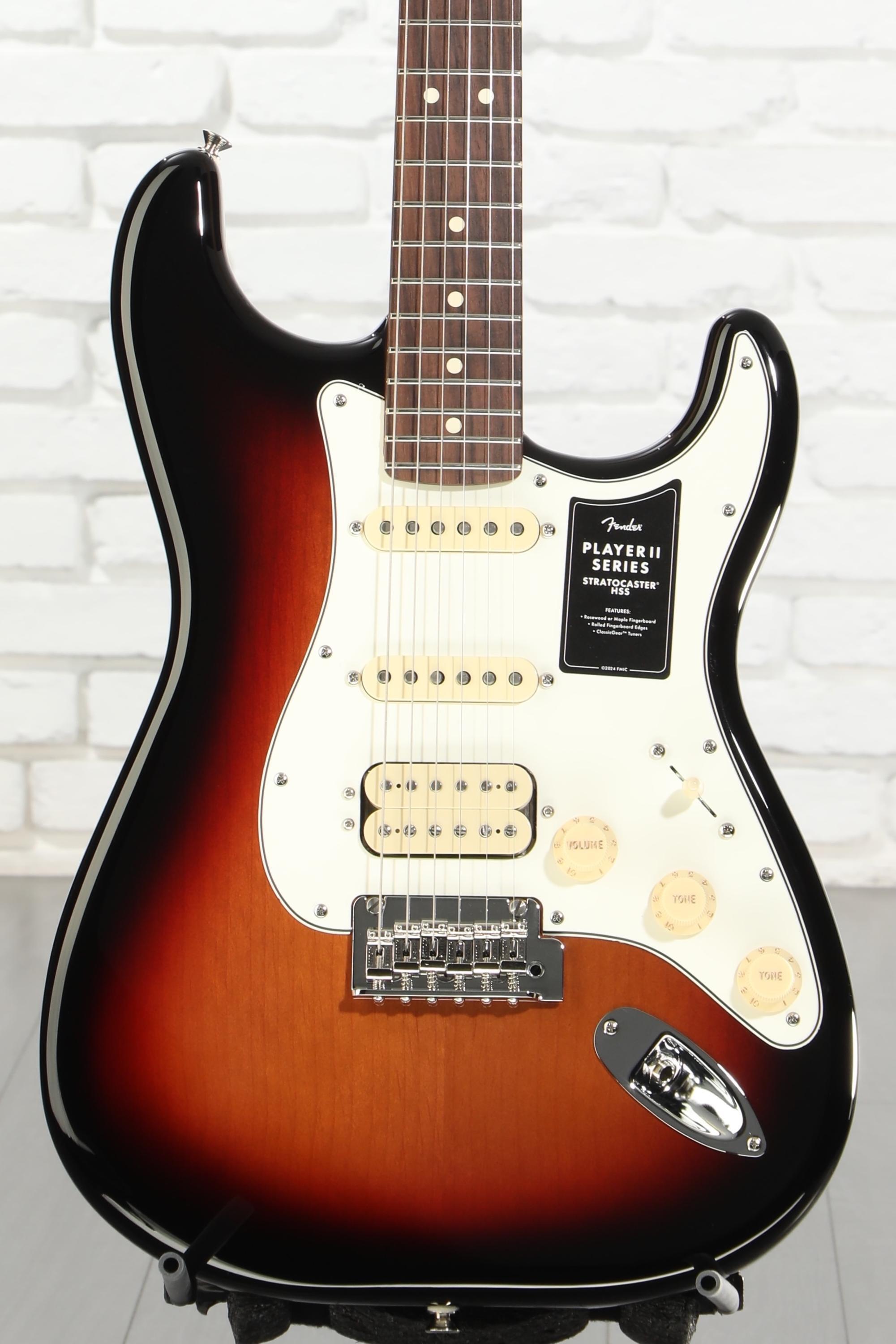 Fender Player II Stratocaster HSS Electric Guitar - 3-color