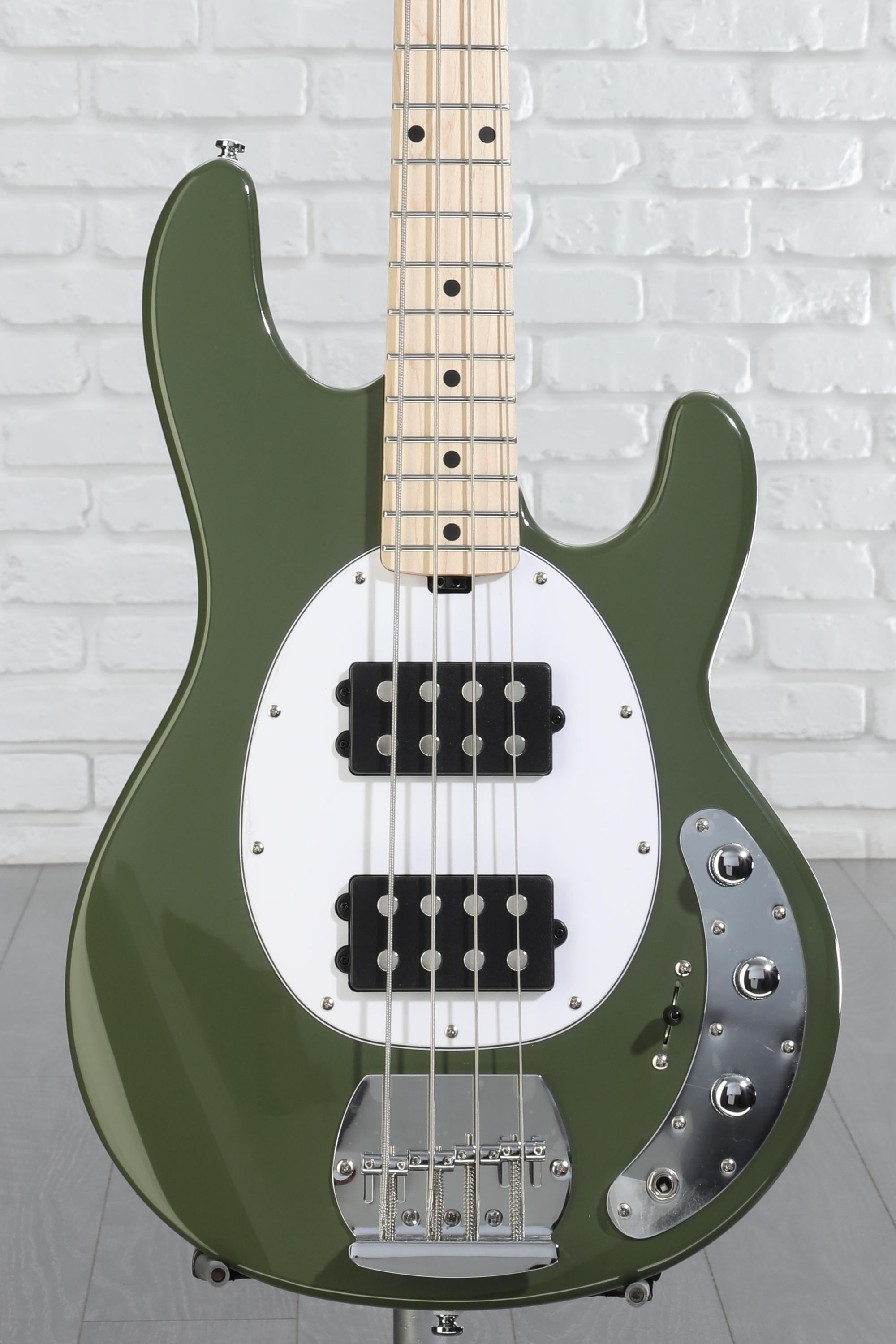 Sterling By Music Man StingRay RAY4HH Bass Guitar - Olive