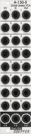 Doepfer A-130 VCA リニアVCA A-130-8V Octal Linear VCA - A-100 Eurorack Modular