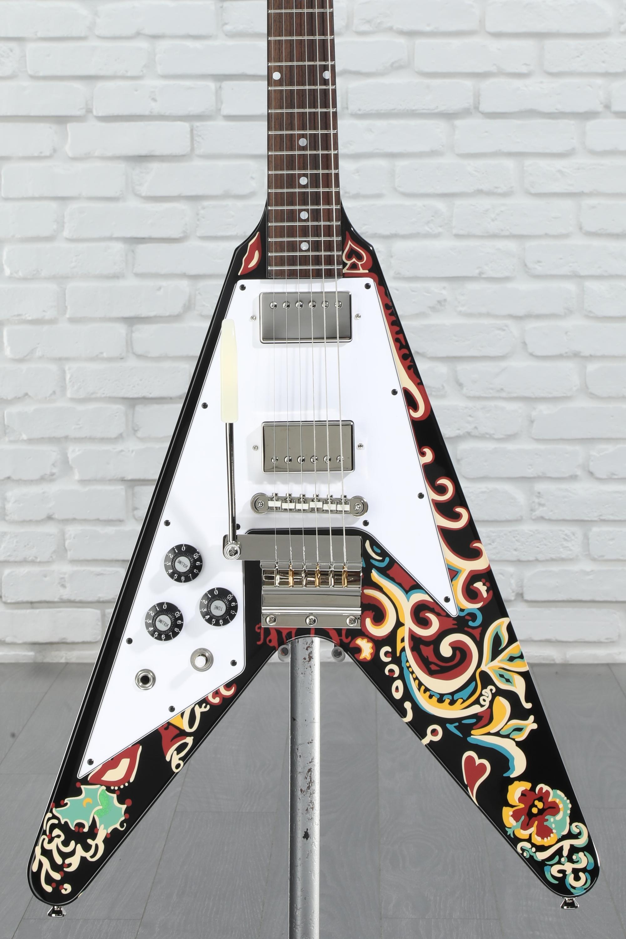 最終価格Jimi Hendrix Love Drops FlyingV Epi Hendrix Love Drops V – Motor City Guitar