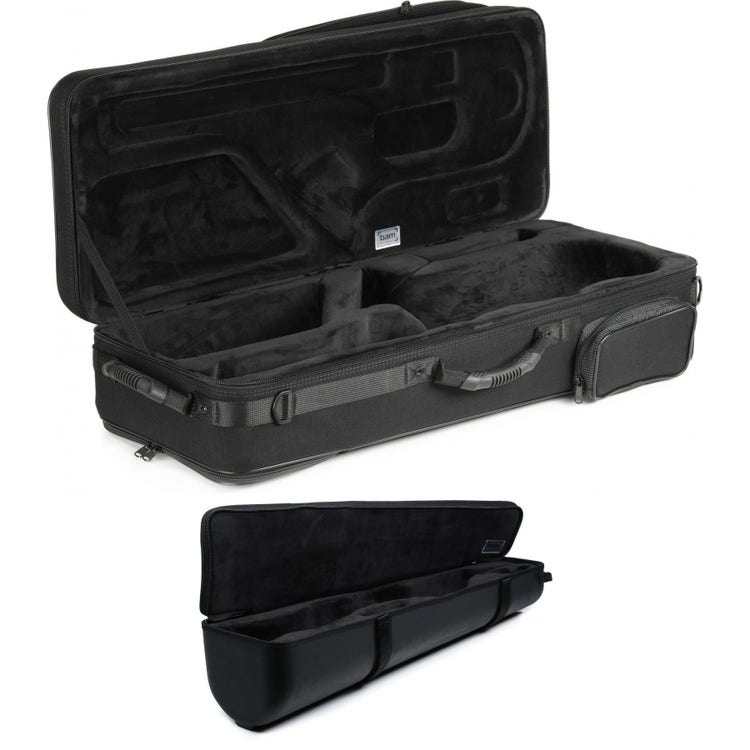 BM304CT MICRO ZIP ABS ALTO SAXOPHONE CASE, BLACK