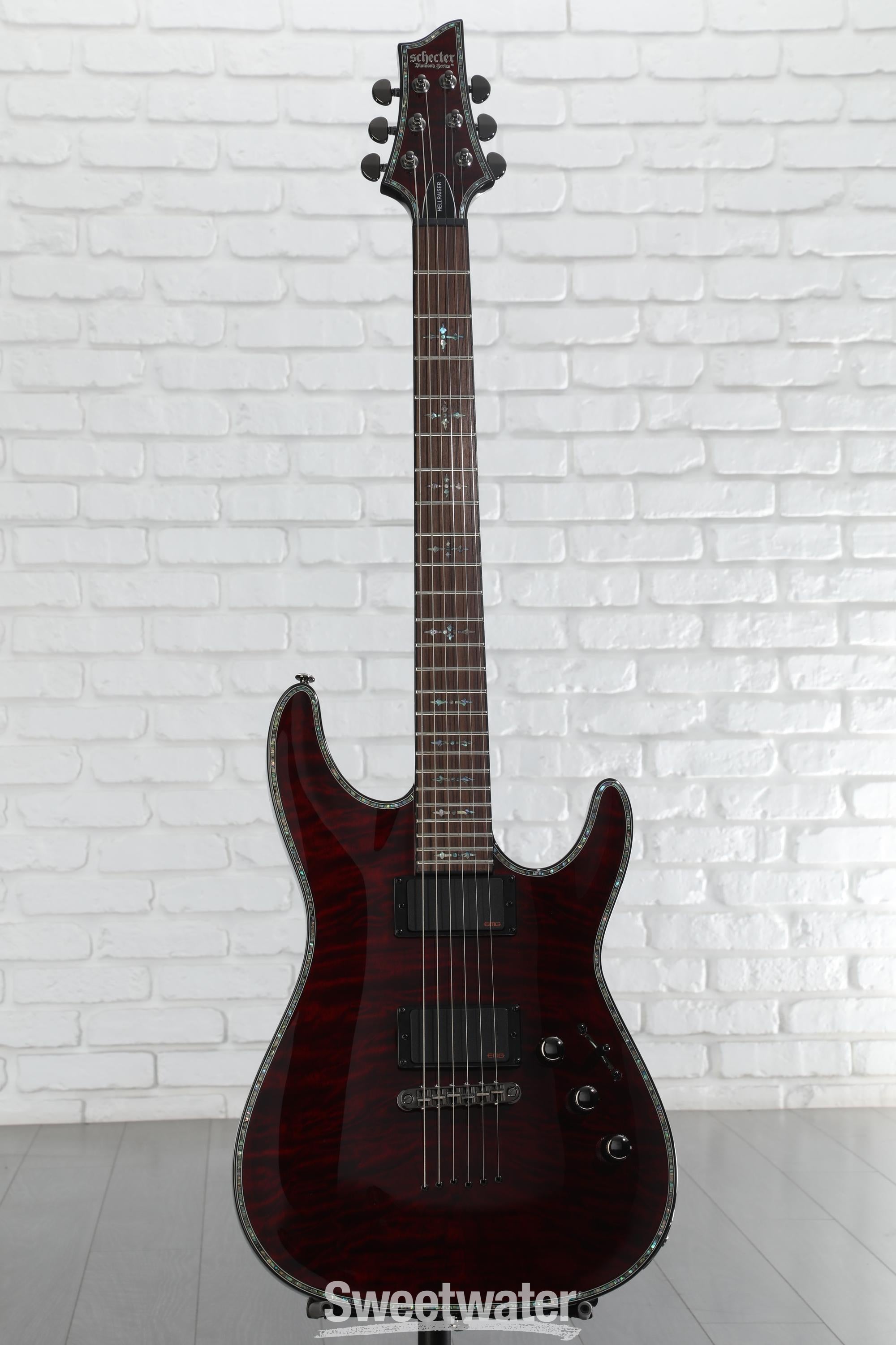 Schecter Hellraiser C-1 Electric Guitar - Black Cherry
