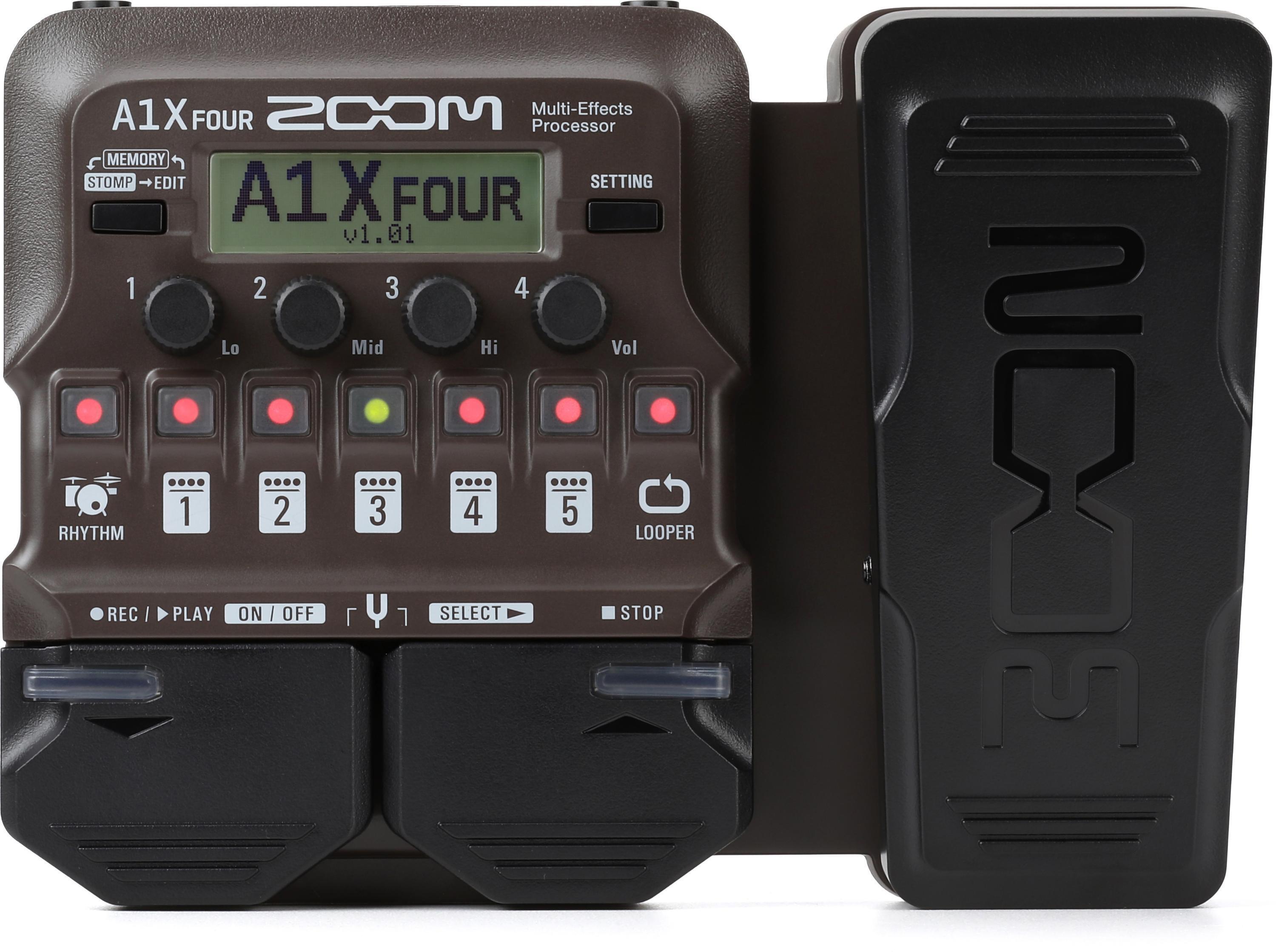 Photo of Zoom A1X Four Acoustic Instrument Multi-Effect Processor