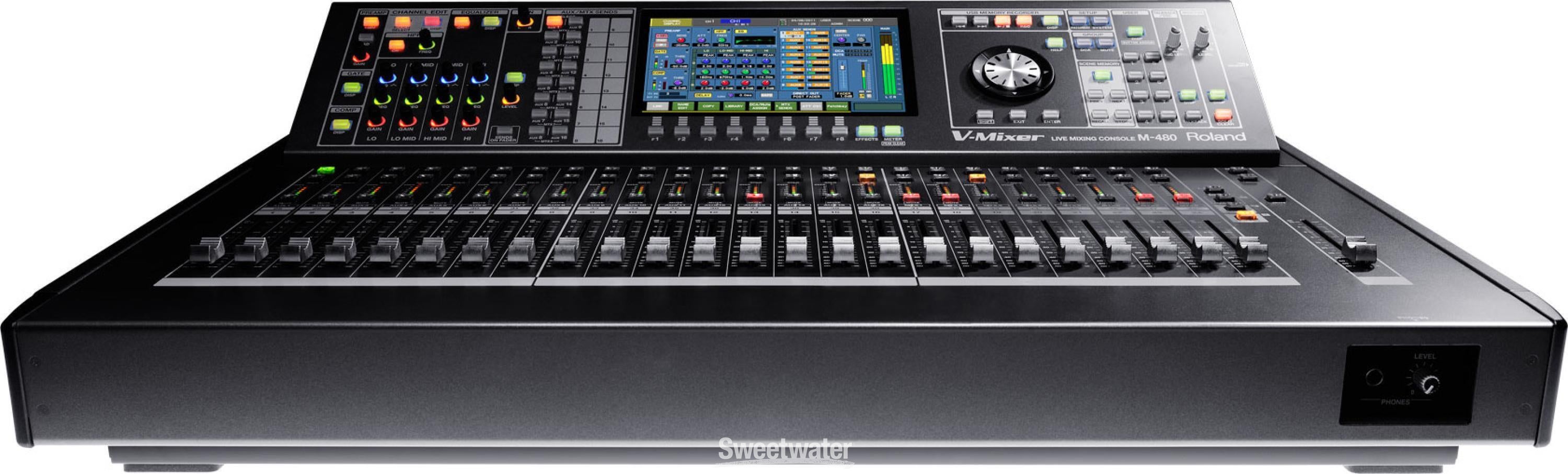 Roland M-480 V-Mixer and 58 x 26 Snake Bundle | Sweetwater