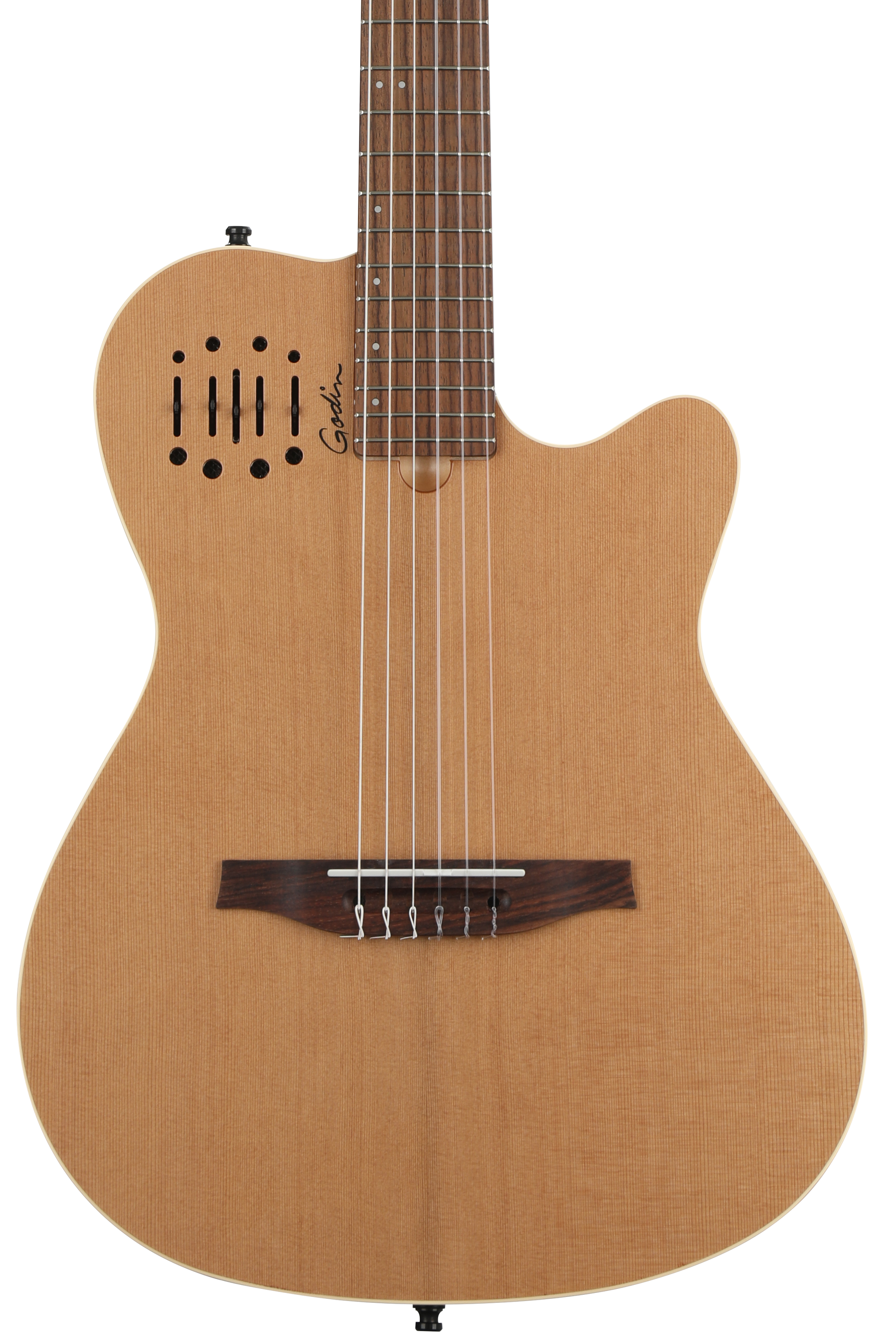 Godin MultiAc Nylon Encore Acoustic-Electric Guitar - Natural Semi-Gloss |  Sweetwater