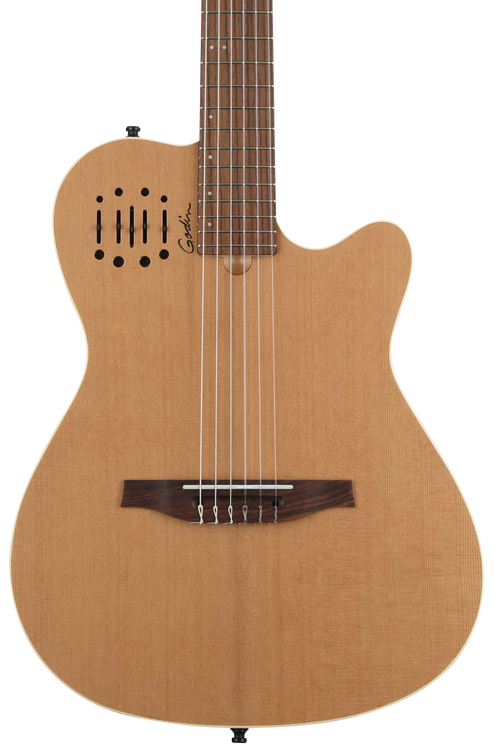 Godin MultiAc Nylon Encore Acoustic-Electric Guitar - Natural Semi 