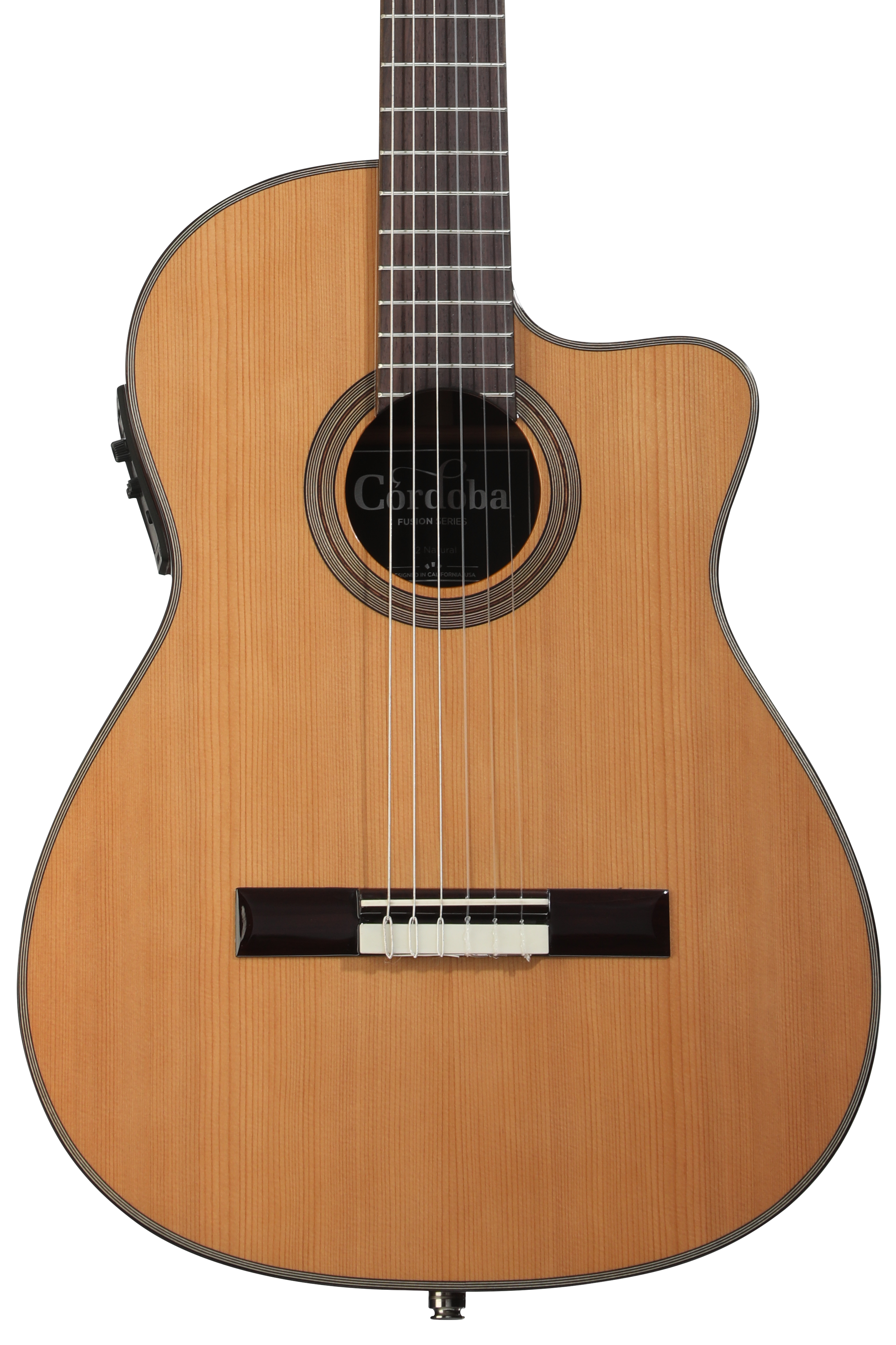 Cordoba Fusion 12 Nylon String Acoustic Guitar - Cedar | Sweetwater