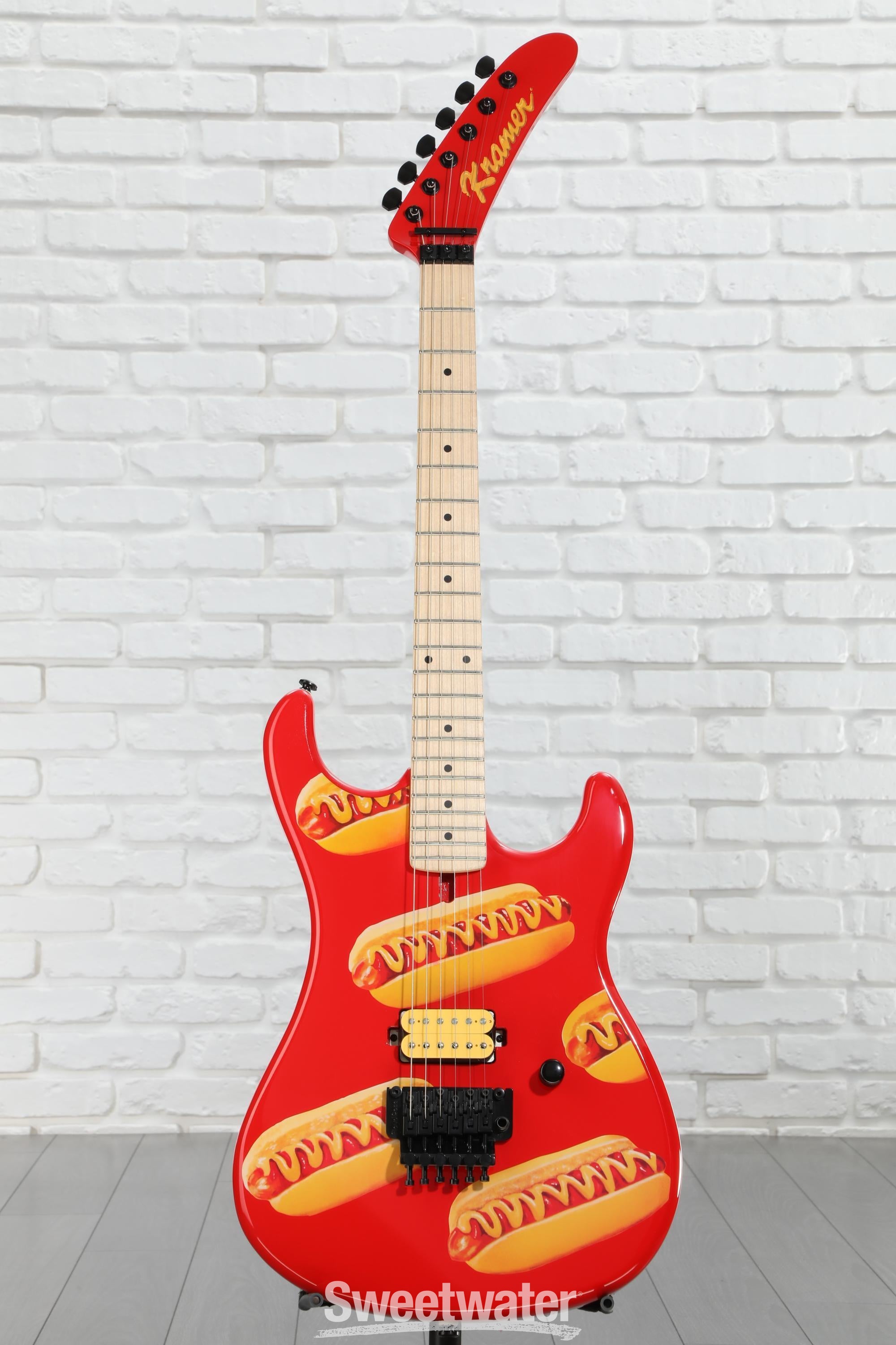 Kramer The 84 Hot Dogger Electric Guitar - Ketchup Red, Sweetwater