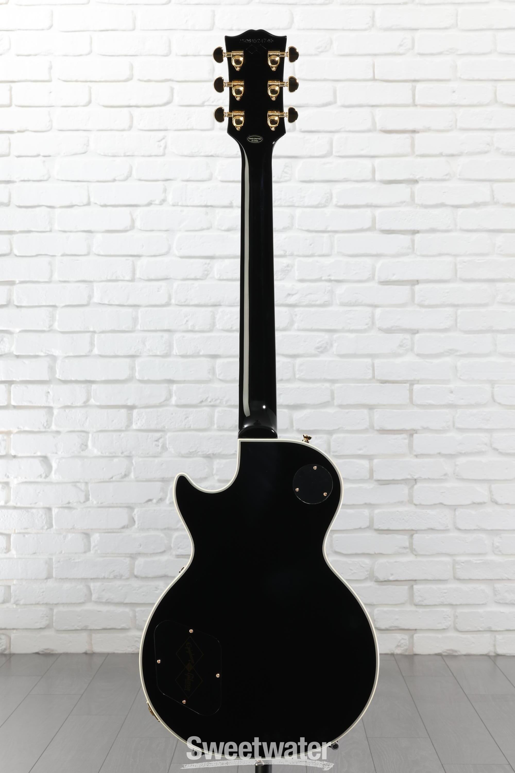 Epiphone Les Paul Custom Electric Guitar - Ebony | Sweetwater
