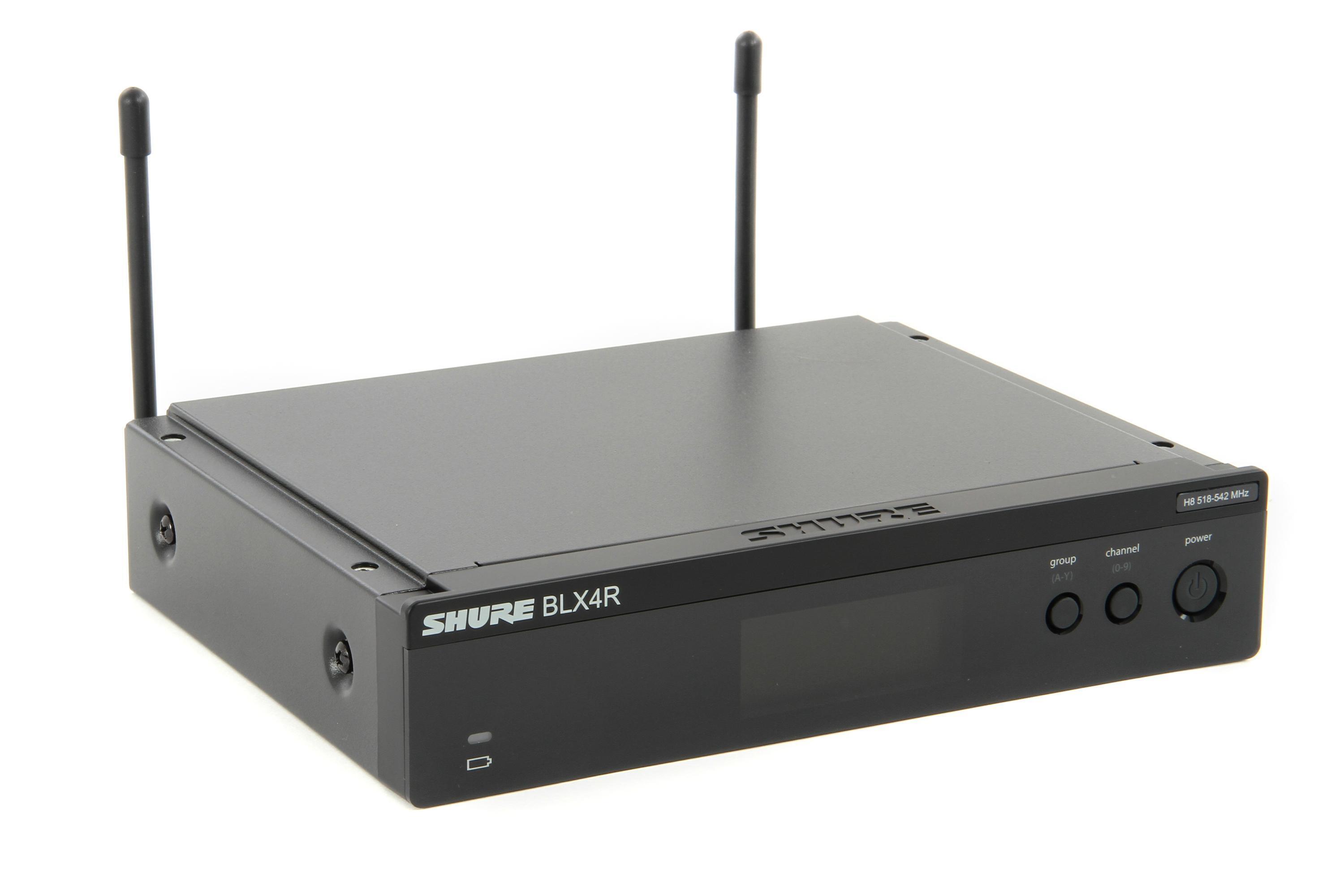 SHURE BLX4R ワイヤレス受信機 シュアー BLX4R - Wireless Receiver for BLX-R Wireless System - Shure USA