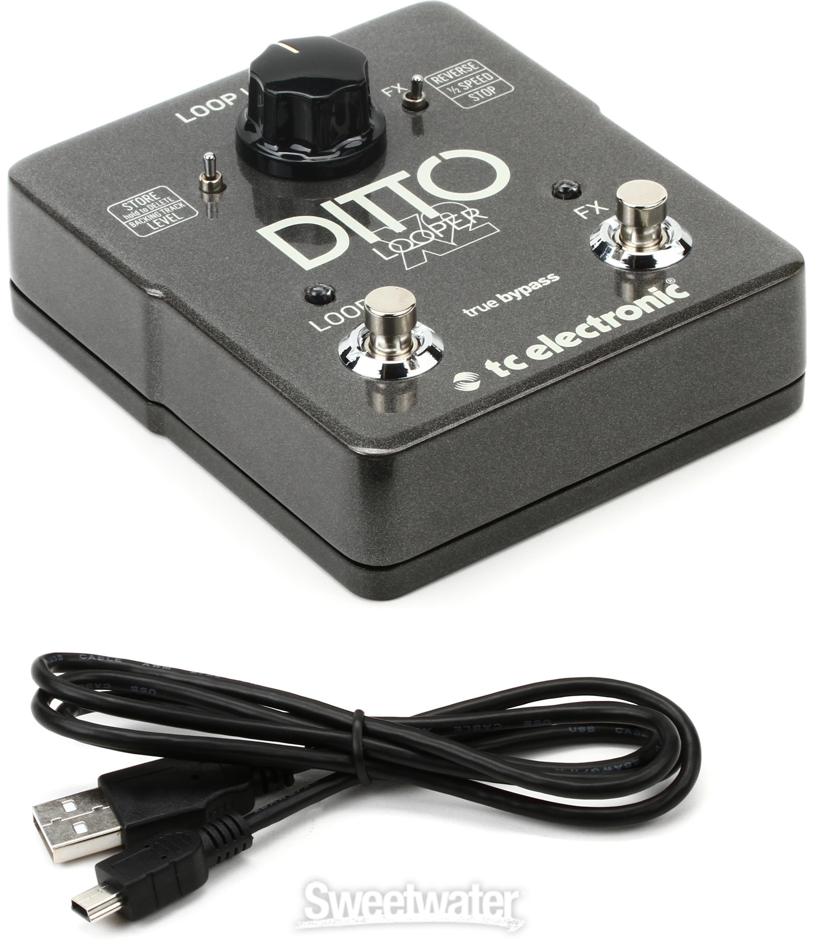 TC Electronic Ditto X2 Looper Pedal | Sweetwater