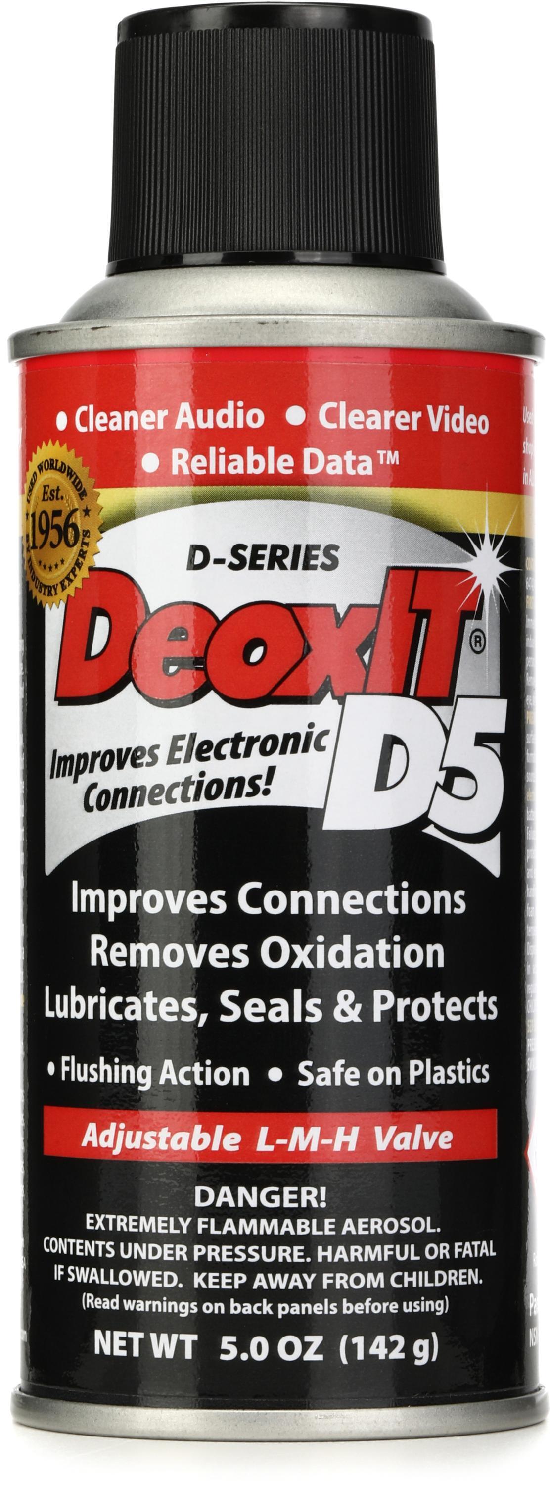 Bundled Item: CAIG Laboratories DeoxIT D5 Contact Cleaner 5% Solution - 5-oz. Spray