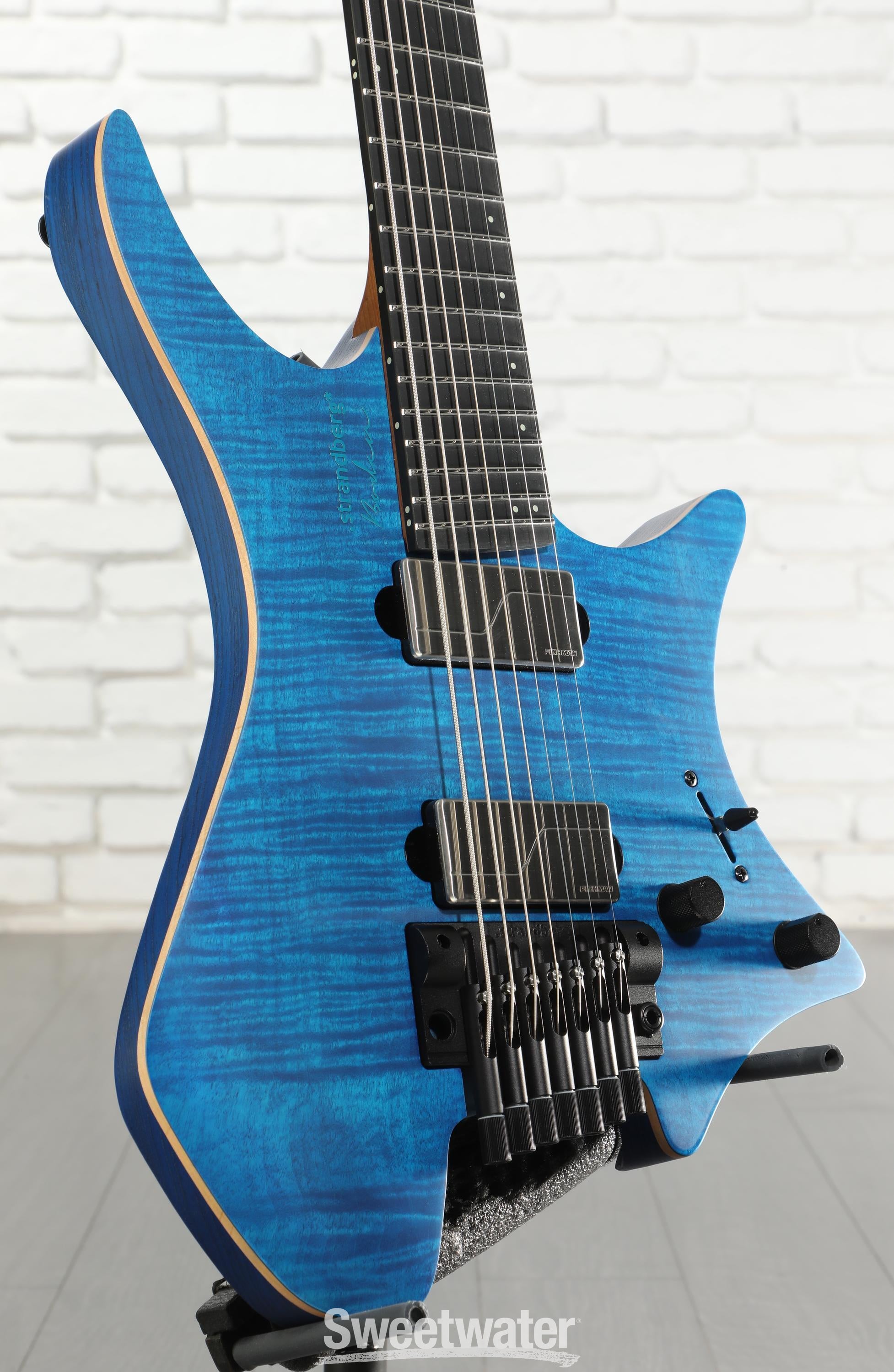 Photo of Strandberg Boden Prog NX 7 7-string Electric Guitar - Stained Trans Deep Blue
