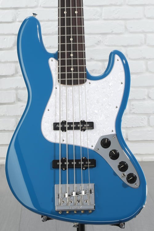 Fender Player II Modified Active Jazz Bass V - Electric Blue, Rosewood Fingerboard