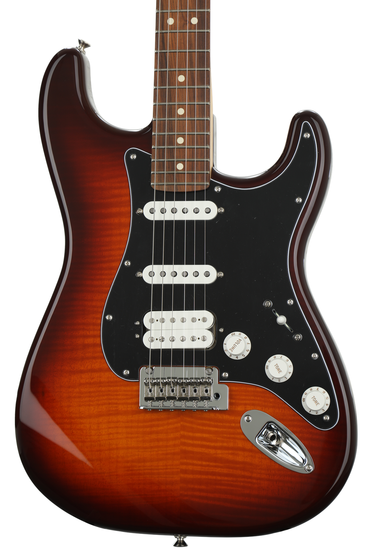 ギター Fender Player Stratocaster HSS Plus Top Fender Player Stratocaster HSS Plus Top - Tobacco Sunburst