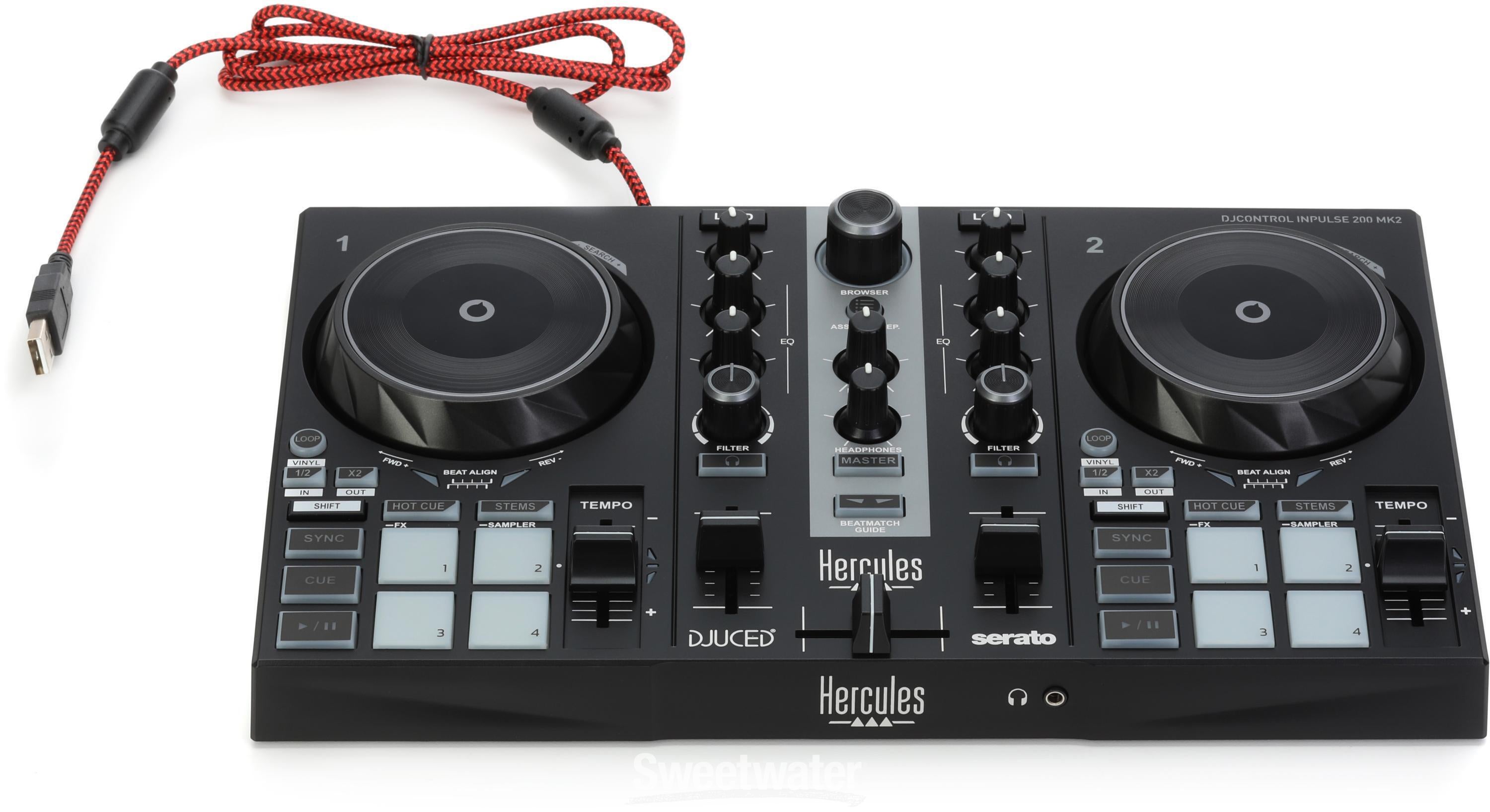 Hercules DJ DJControl Inpulse 200 mk2 2-channel DJ Controller 