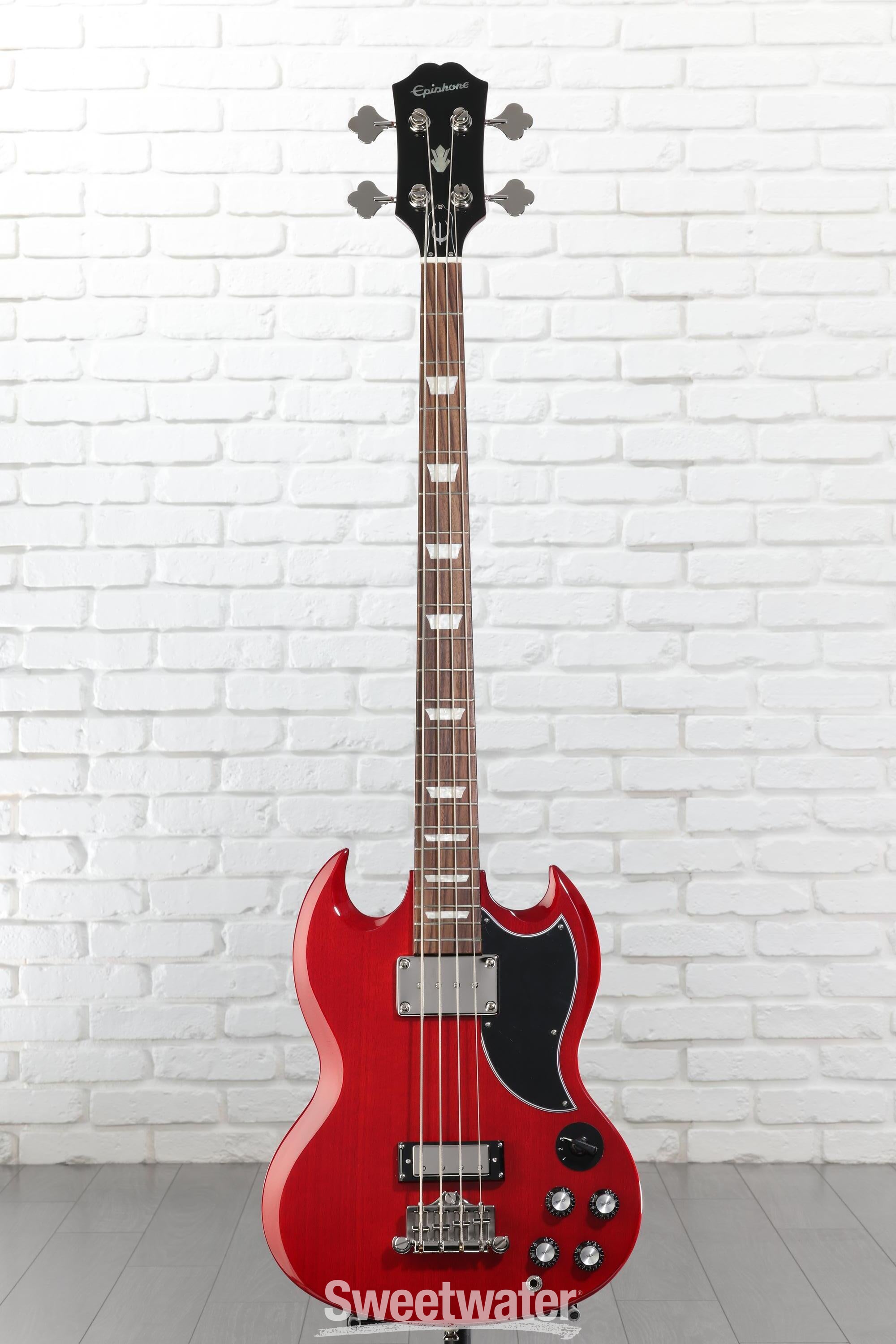 Epiphone EB-3 Bass Guitar - Cherry | Sweetwater