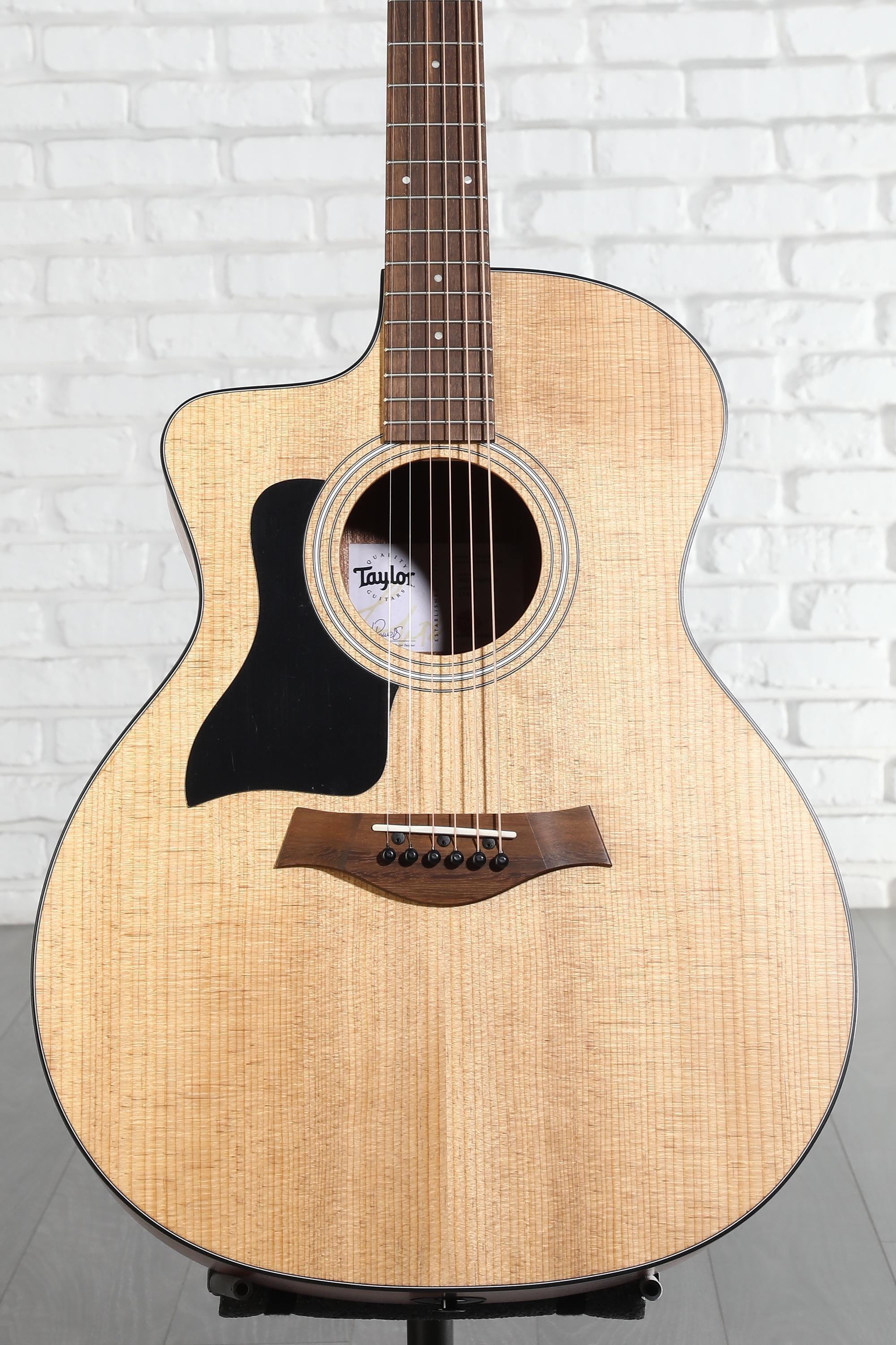 Taylor 114ce Left-handed Acoustic-electric Guitar - Natural Sapele