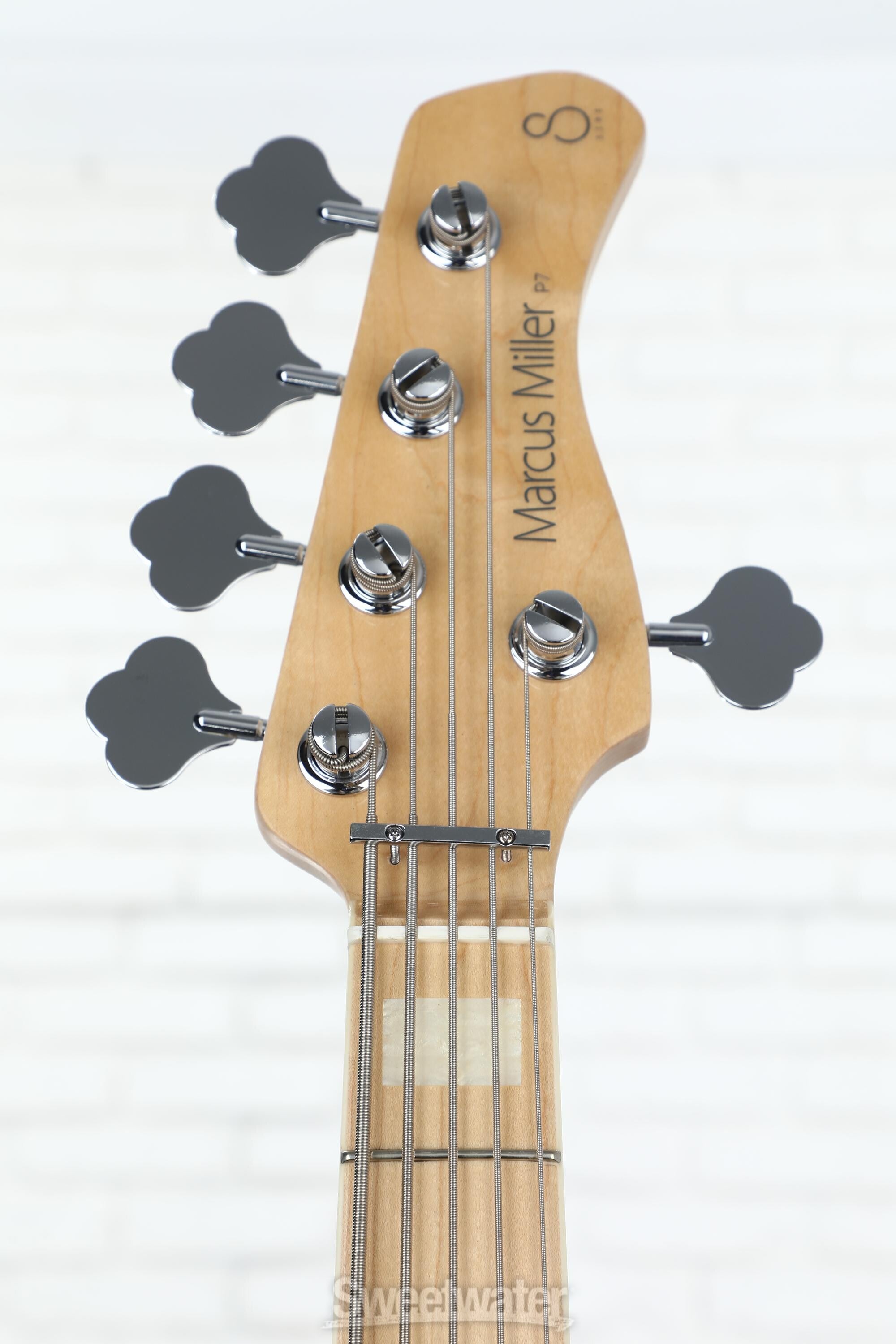 Sire Marcus Miller P7 Swamp Ash 5-string Bass Guitar - White