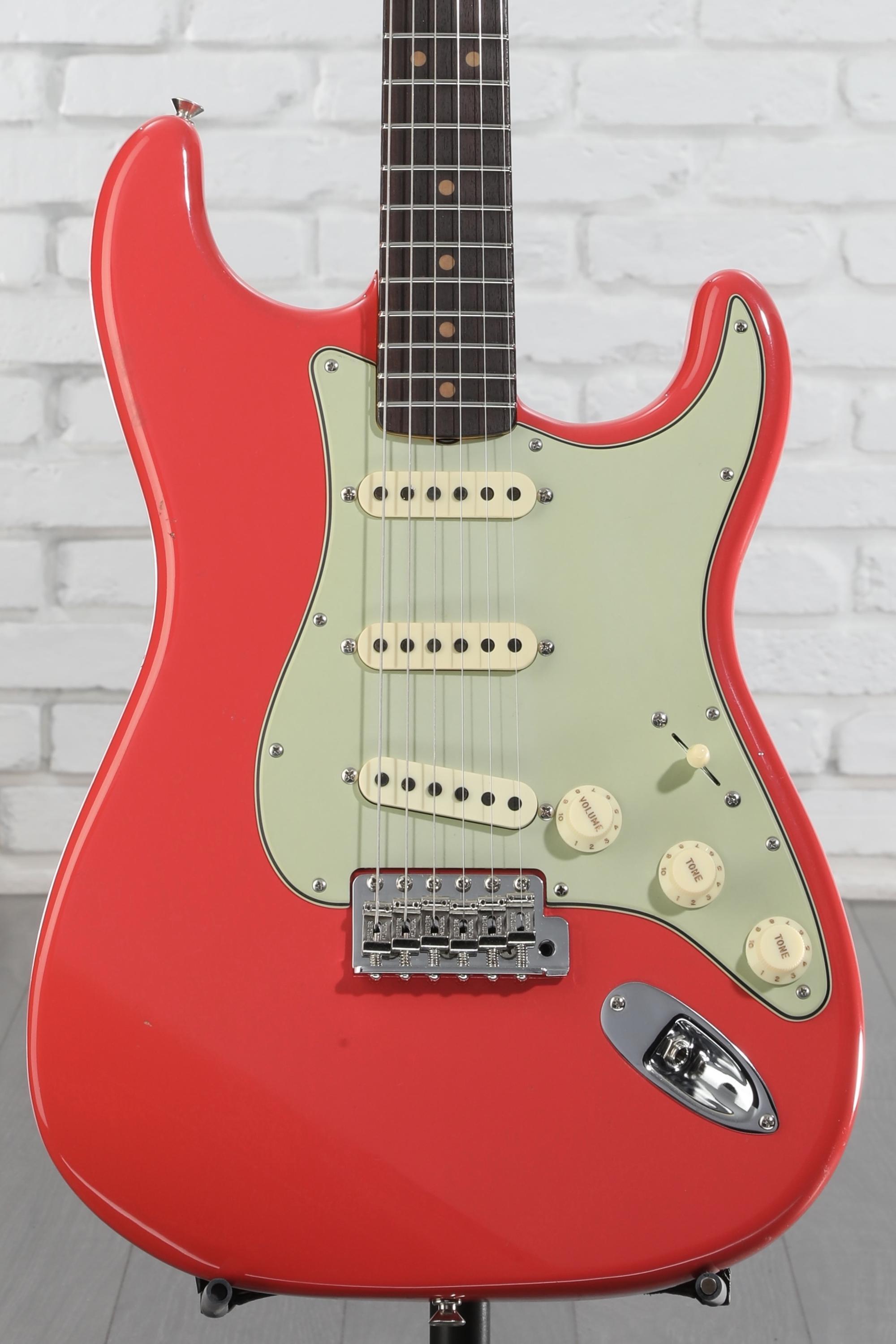 ギター Fender Custom Shop Stratocaster Fender Custom Shop 63 Stratocaster Journeyman Relic in Faded