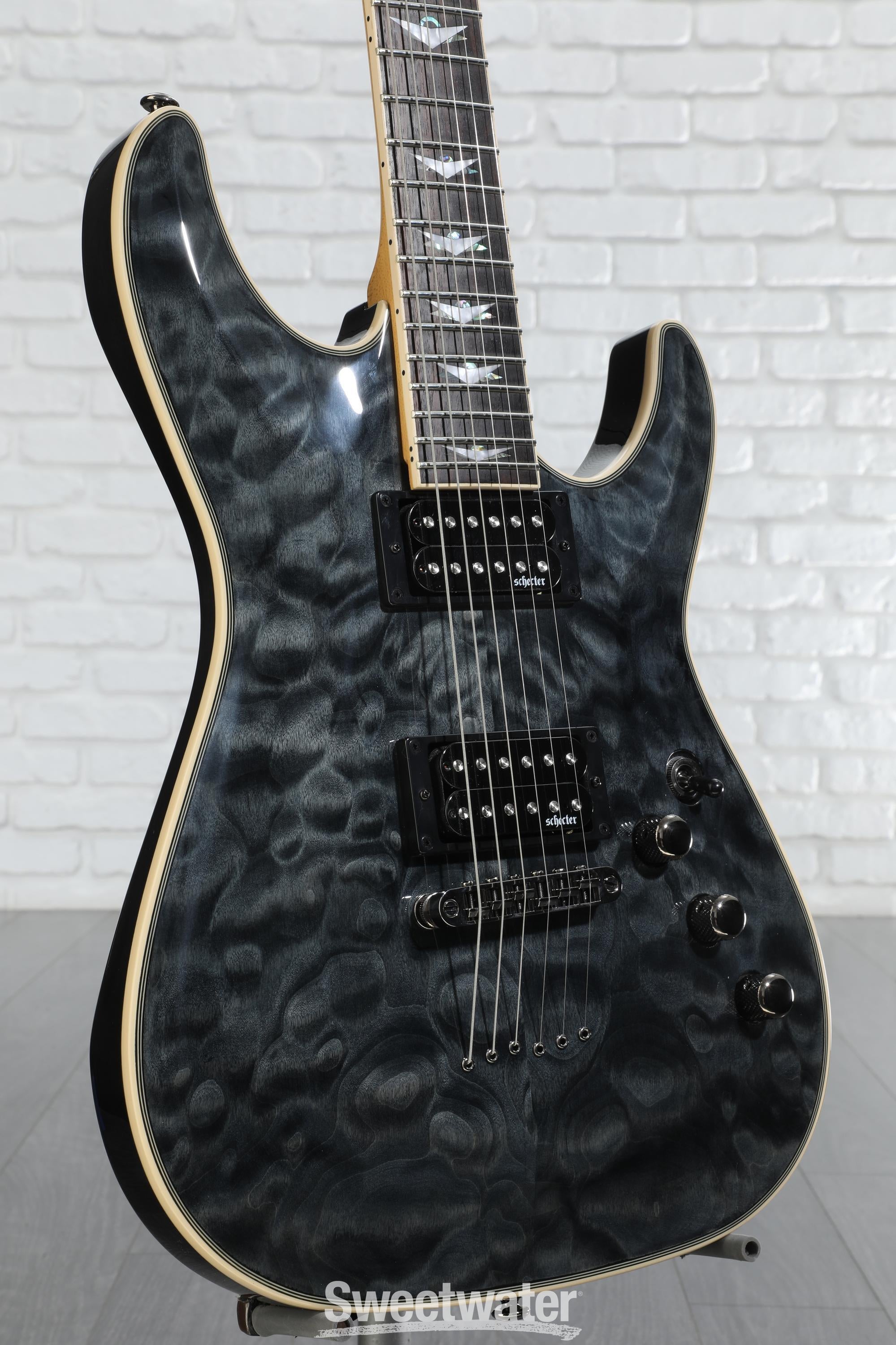 Schecter Omen Extreme-6 Electric Guitar - See-Thru Black