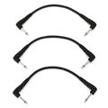 Photo of D'Addario PW-CGTP-305 Classic Series Pedalboard Patch Cable - Right Angle to Right Angle - 6 inch (3-pack)