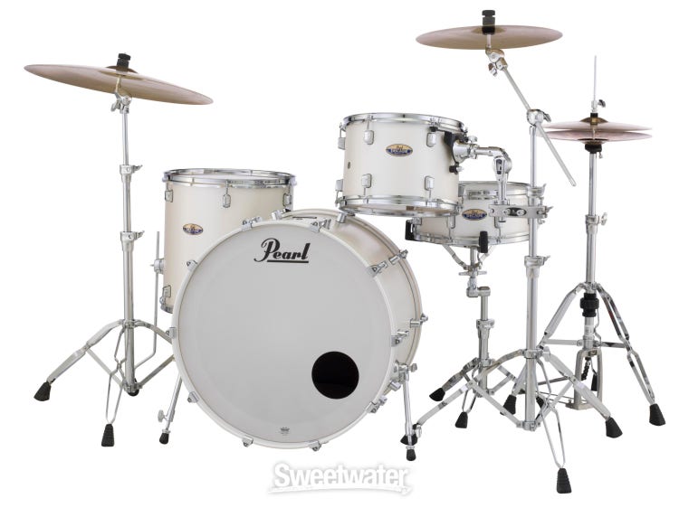Pearl Decade Maple DMP943XP/C 3-piece Shell Pack - White Satin Pearl