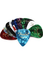 Photo of Fender 351 Celluloid Guitar Pick Medley - Heavy (12-pack)