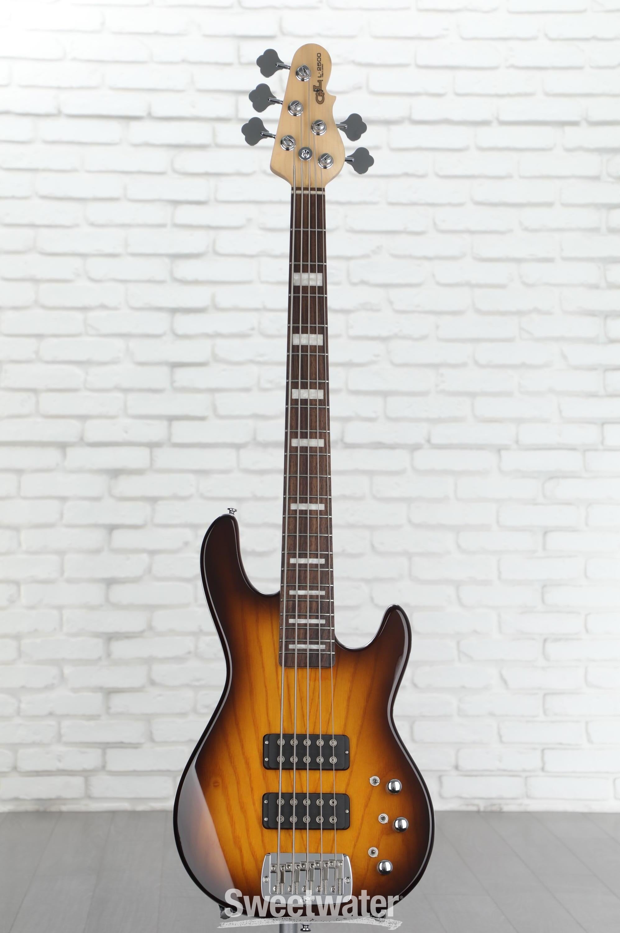 G&L Tribute L-2500 Bass Guitar - Tobacco Sunburst