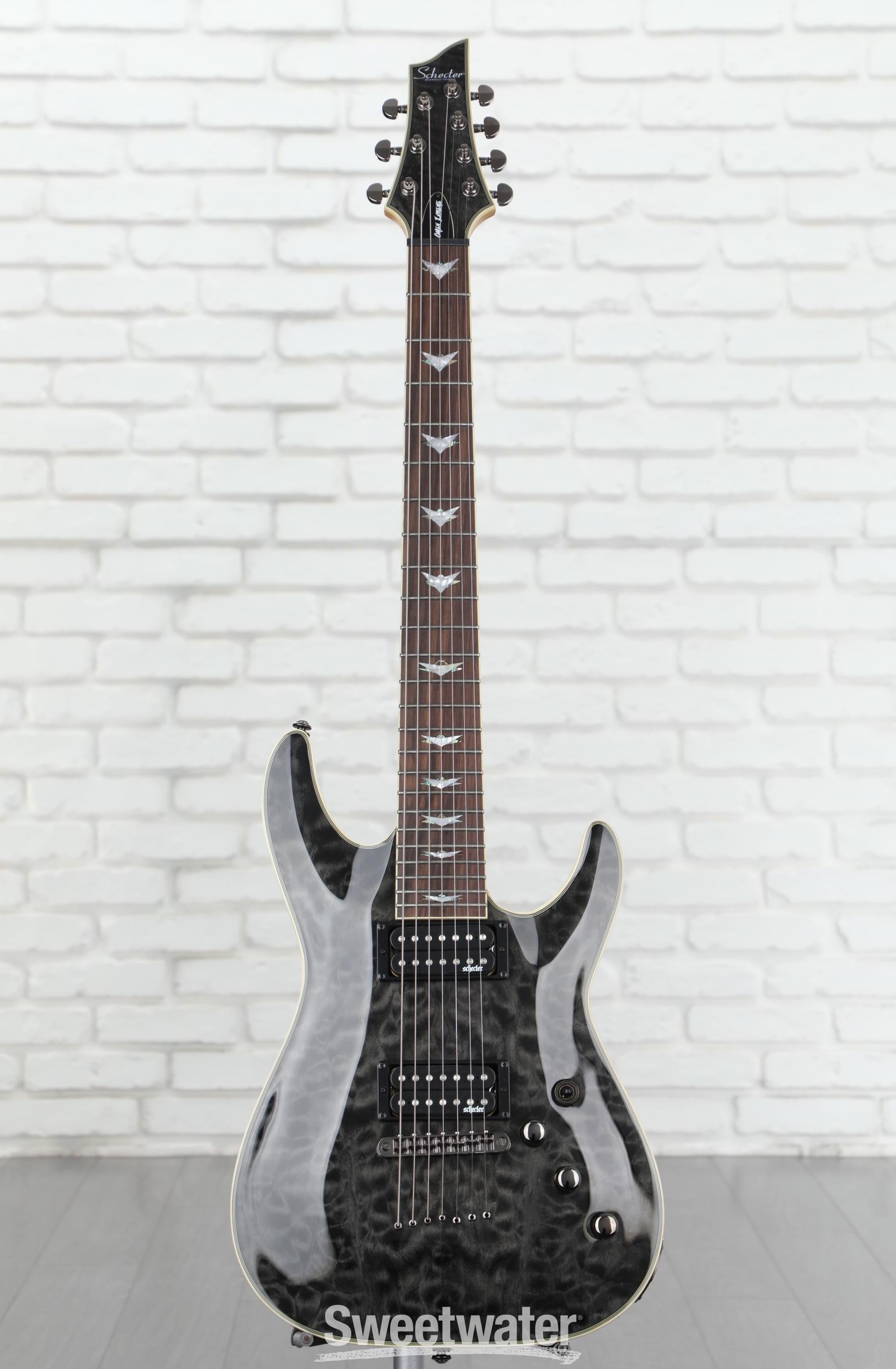 Schecter Omen Extreme-7 Electric Guitar - See Thru Black