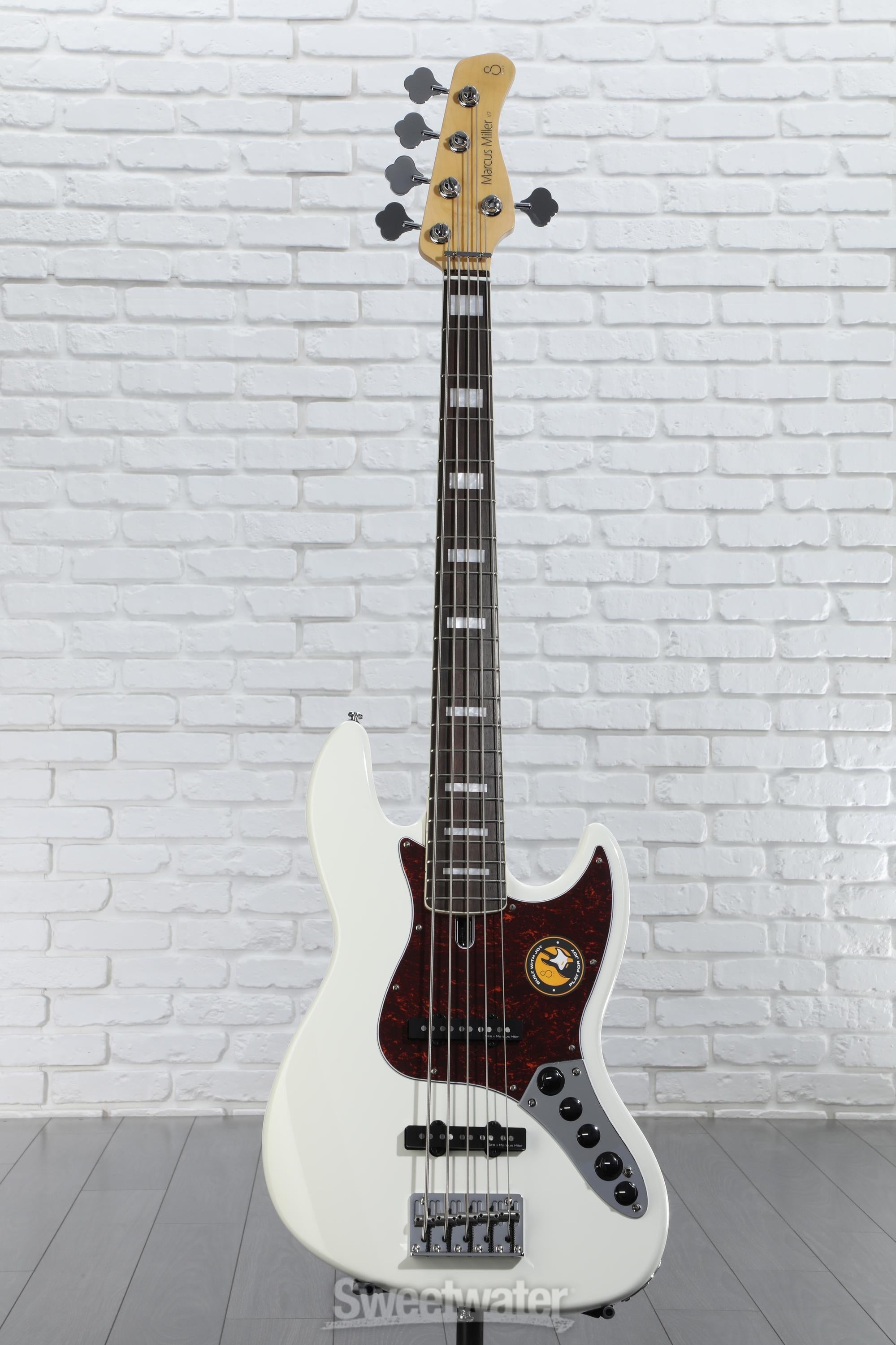 Sire V7 5弦 1st Gen（アルダー、アンティークホワイト） Sire Marcus Miller V7 Alder 5-string Bass Guitar - Antique