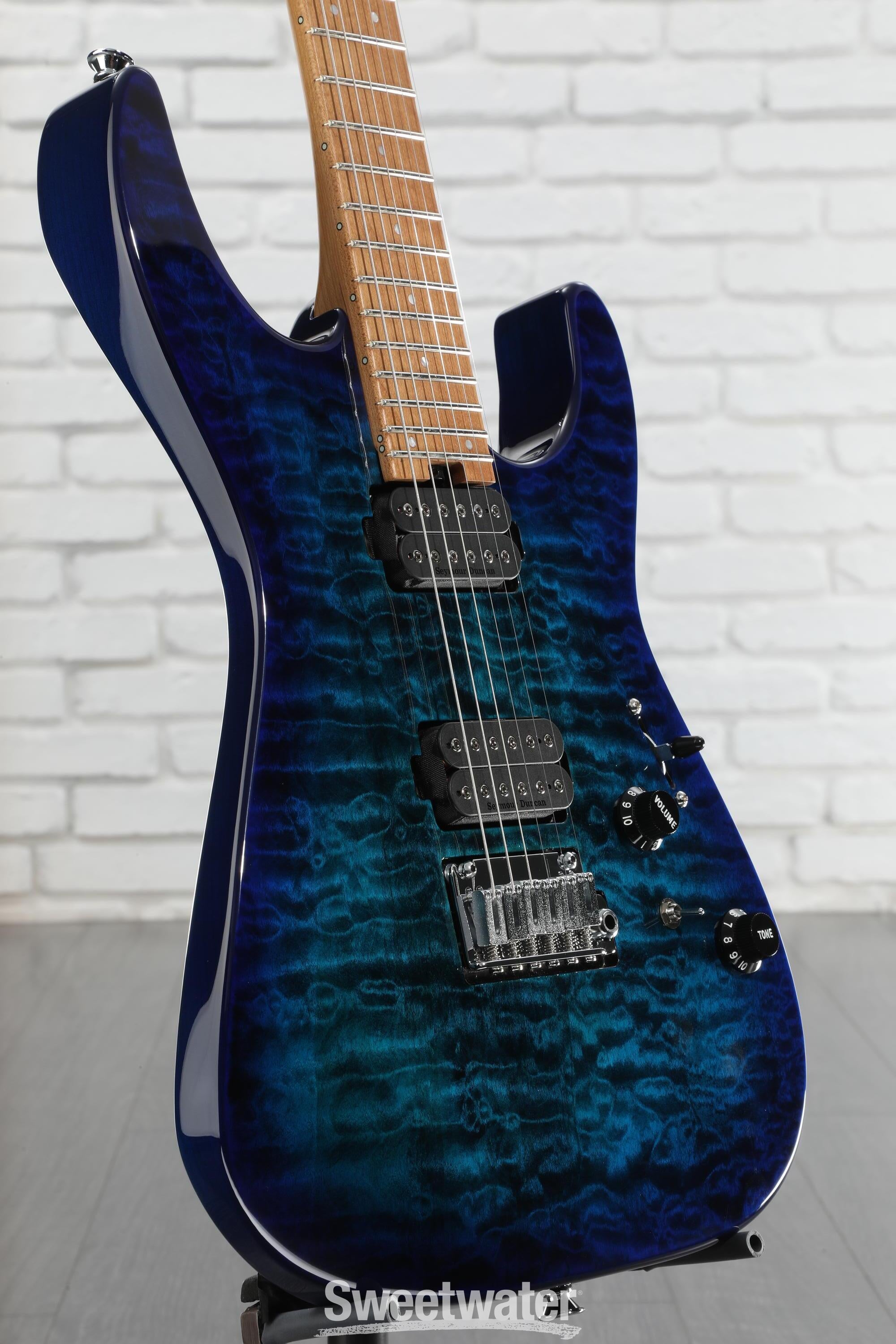 Charvel Pro-Mod DK24 HH 2PT CM Electric Guitar Matte Blue