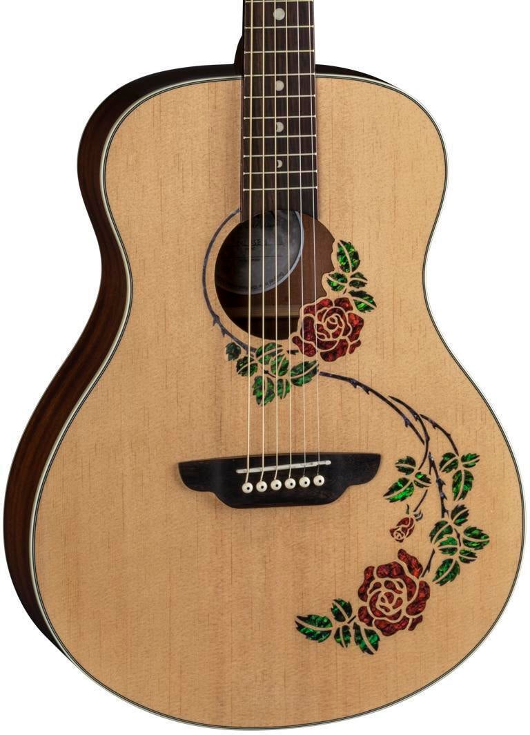 Luna Oracle Rose Acoustic-electric Guitar - Natural | Sweetwater