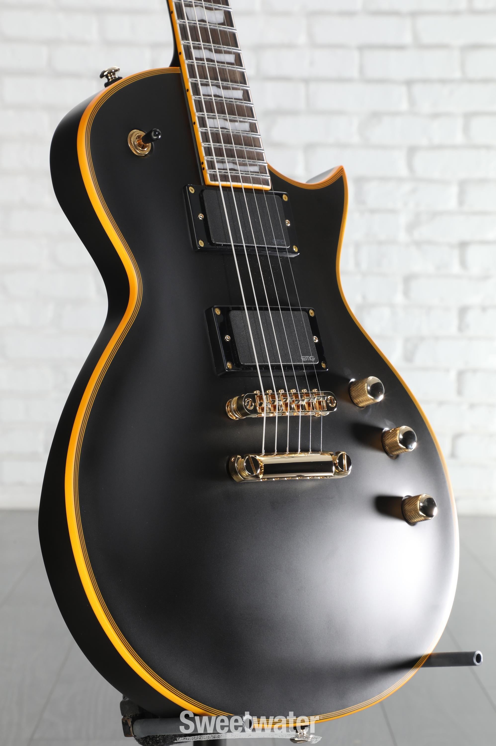 ltd ec1000 deluxe ビンテージブラック ESP LTD EC-1000 Electric Guitar - Vintage Black | Sweetwater