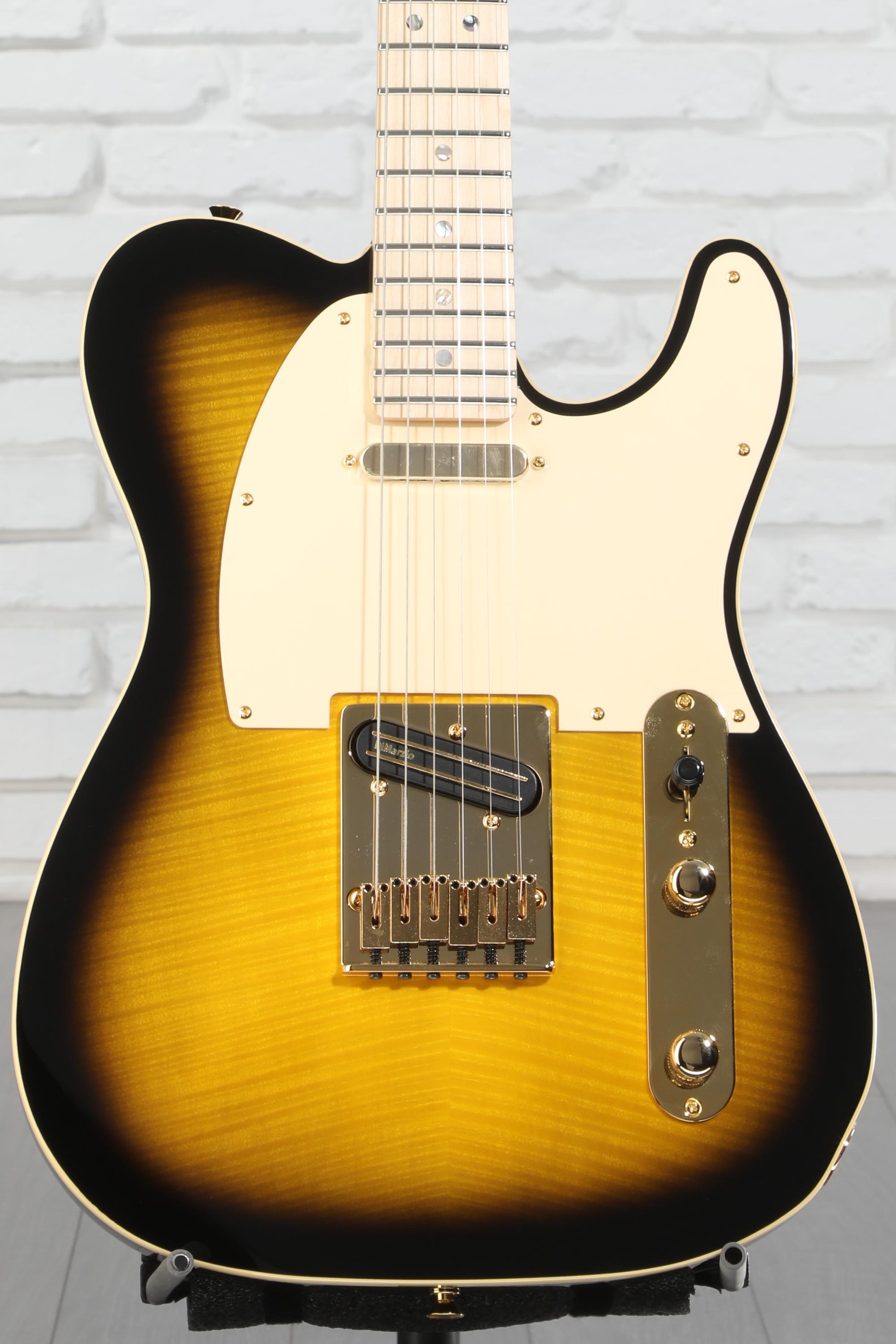 ギター Fender MIJ Richie Kotzen Telecaster Fender Richie Kotzen Telecaster Electric Guitar - 2-tone Sunburst