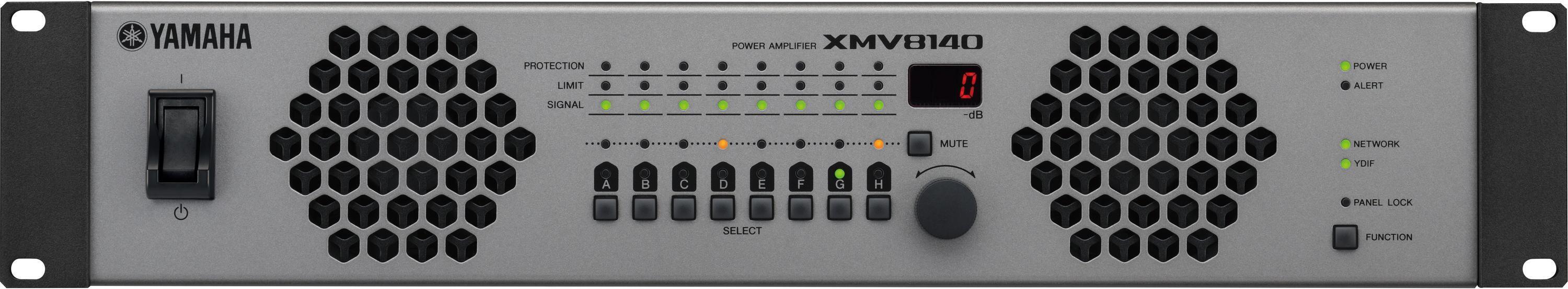 YAMAHA XMV8140 パワーアンプ（YDIF搭載） Yamaha XMV8140 8 Channel YDIF Input Power Amplifier | eBay