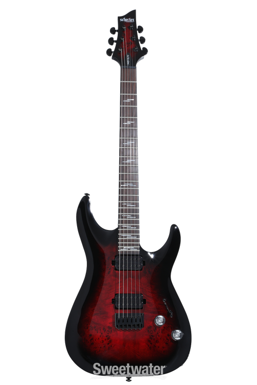 Schecter Omen Elite-6 Electric Guitar - Black Cherry Burst