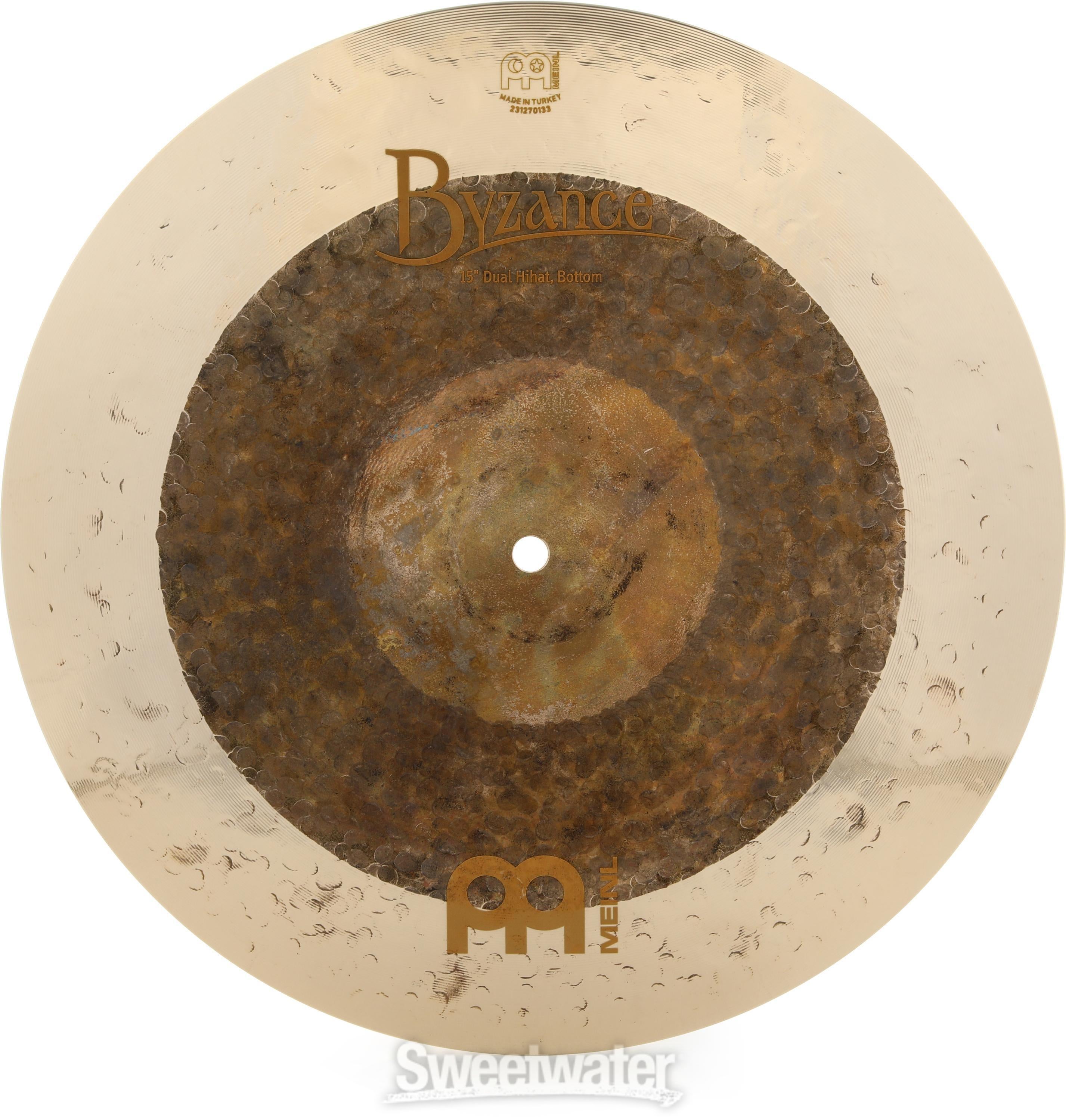 Meinl Cymbals 15 inch Byzance Dual Hi-hat Cymbals Reviews | Sweetwater