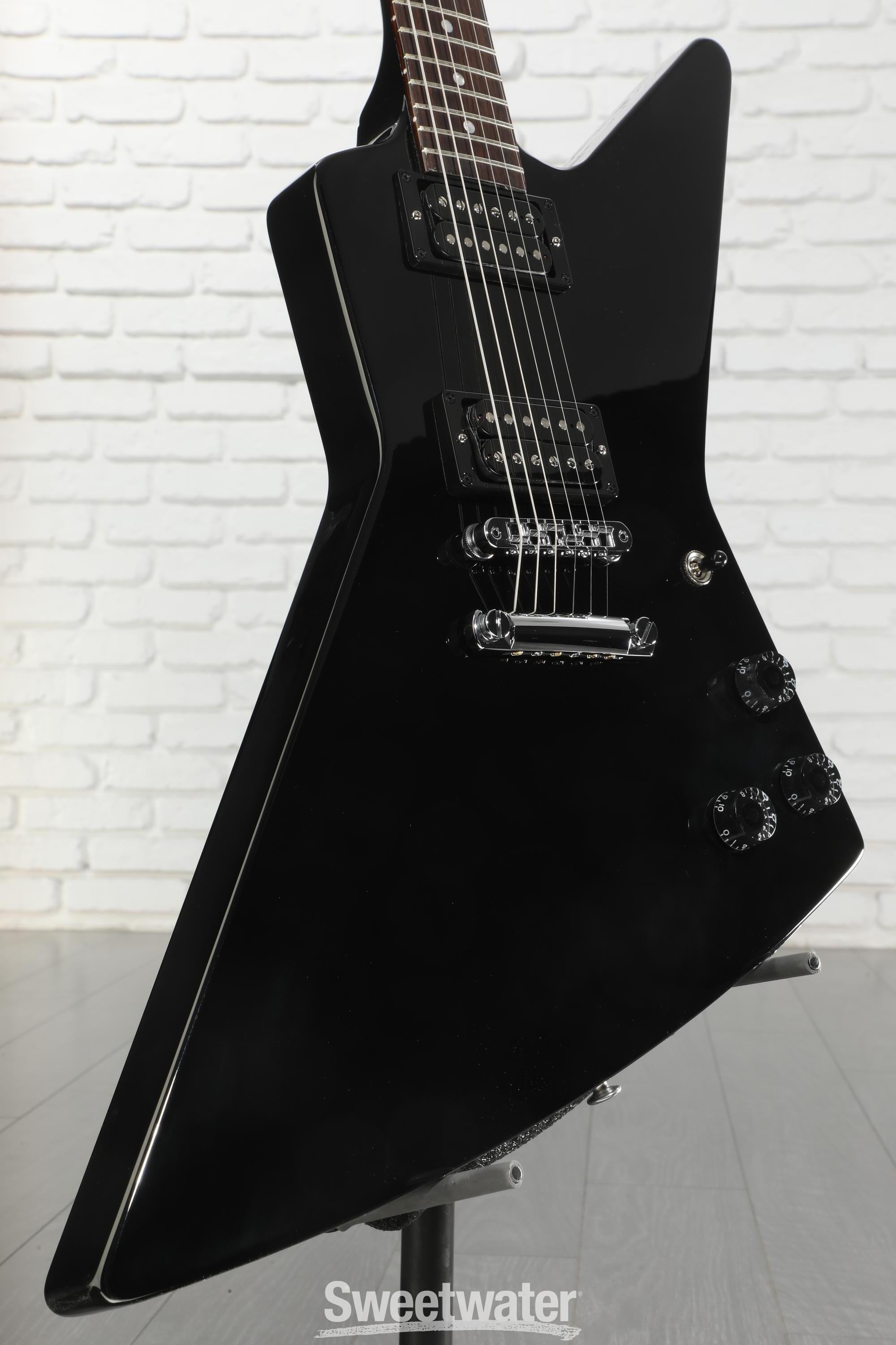 Gibson 80s Explorer Solidbody Electric Guitar - Ebony | Sweetwater