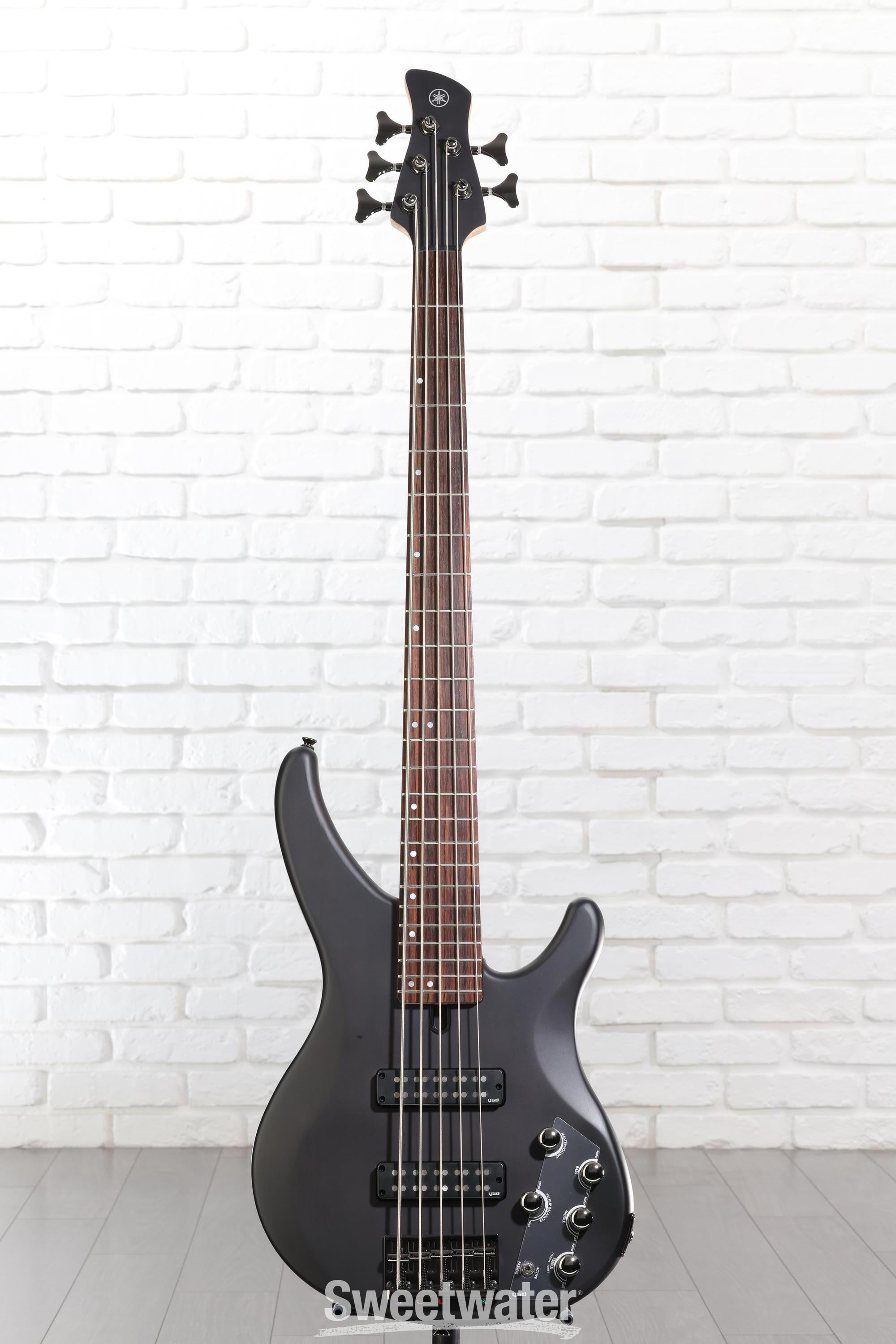Yamaha TRBX505 5-string Bass Guitar - Translucent Black | Sweetwater