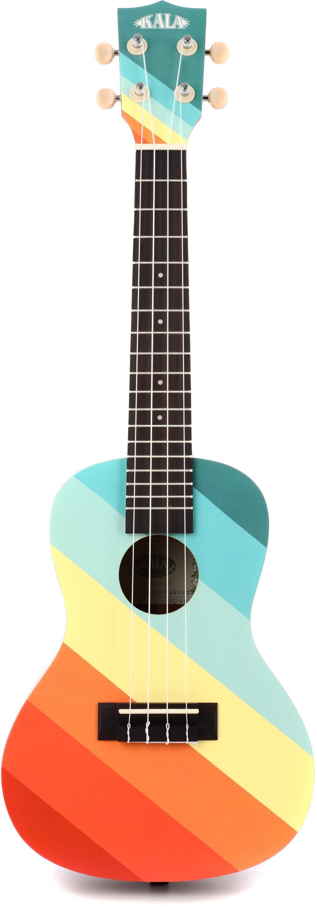 Kala Surf Concert Ukulele - Far Out | Sweetwater