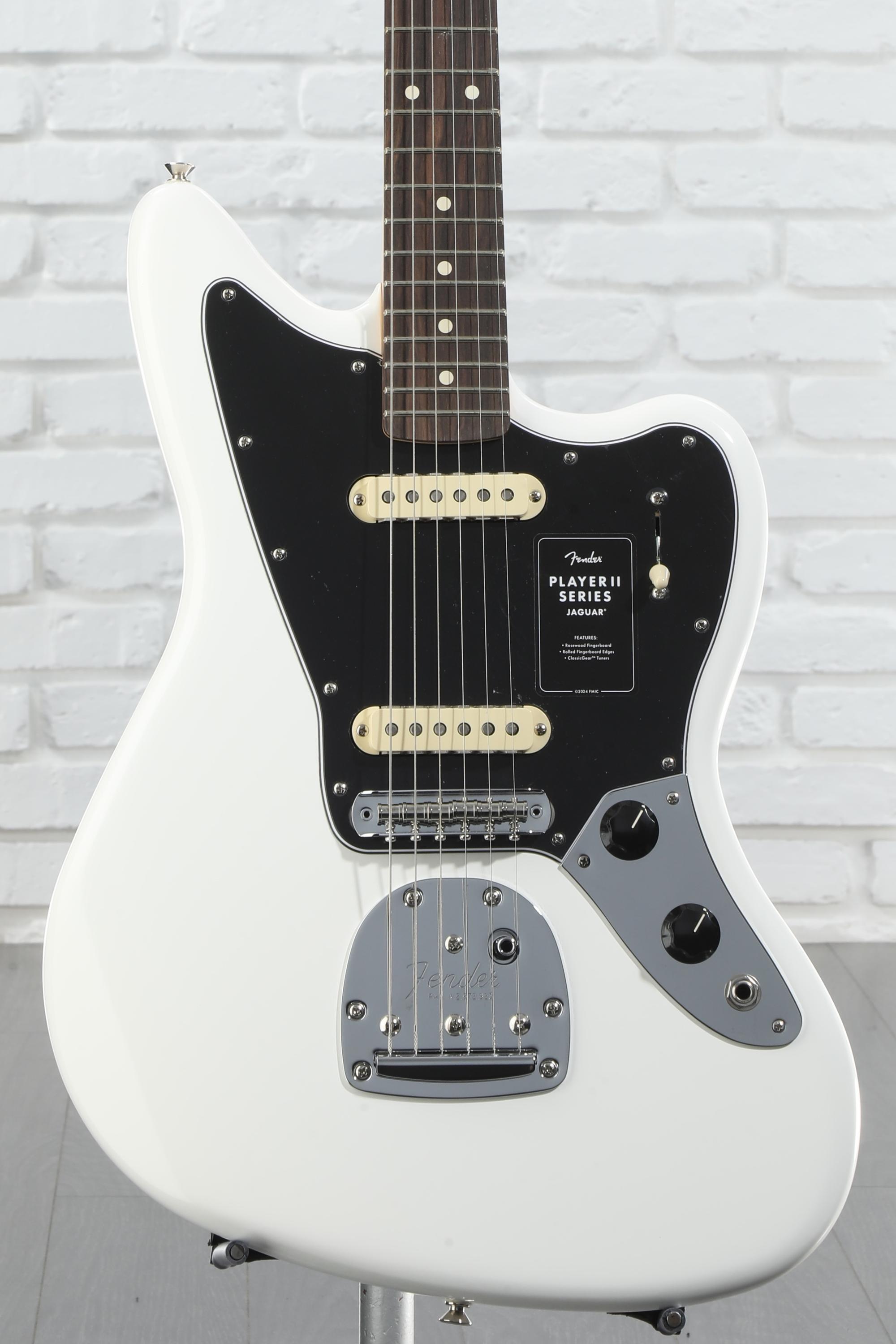 超爆安 Fender White Polar - Guitar Electric Jaguar II Player ギター