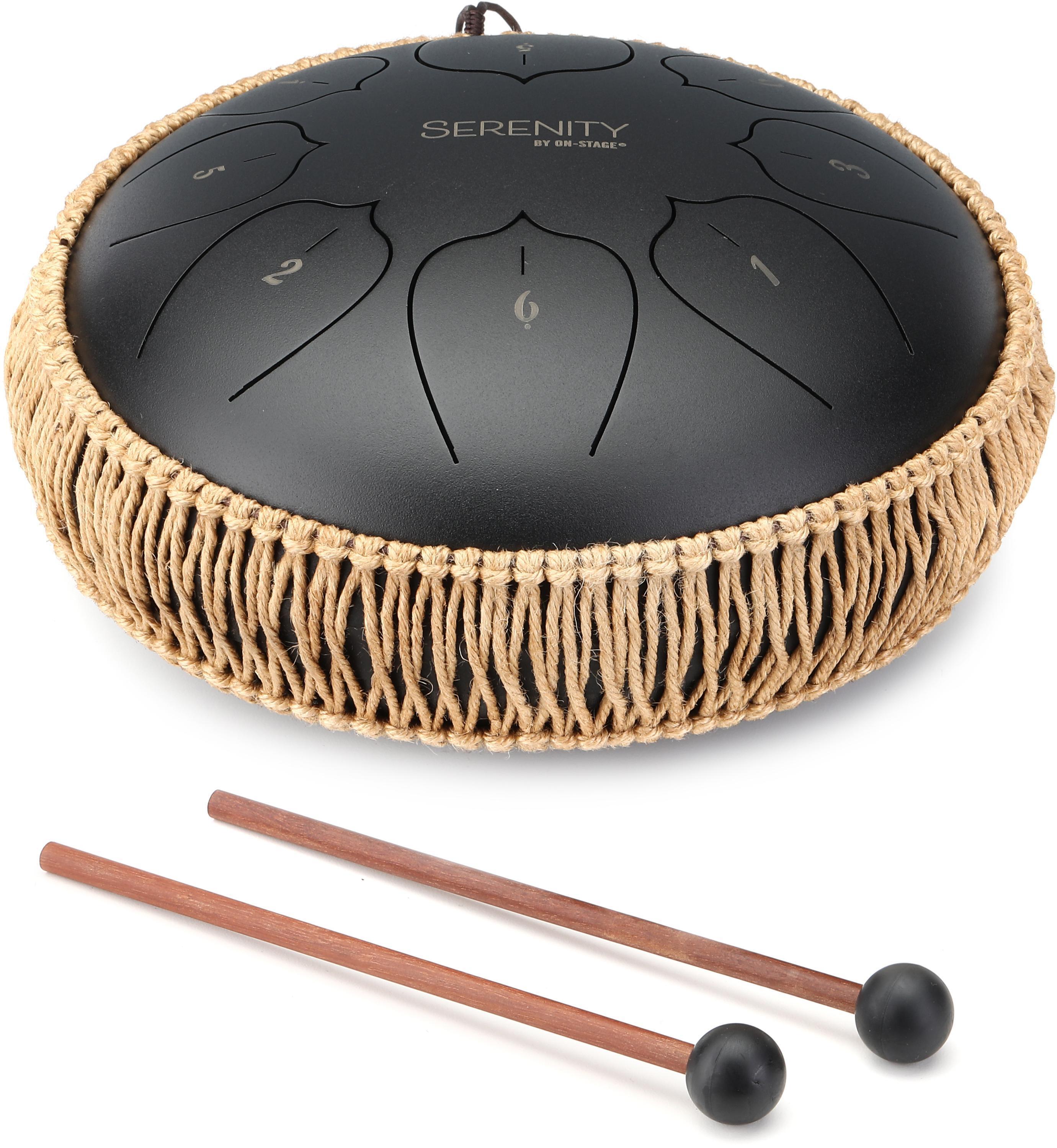 Photo of On-Stage Serenity Series Steel Tongue Drum - 10 inches, C Major Pentatonic