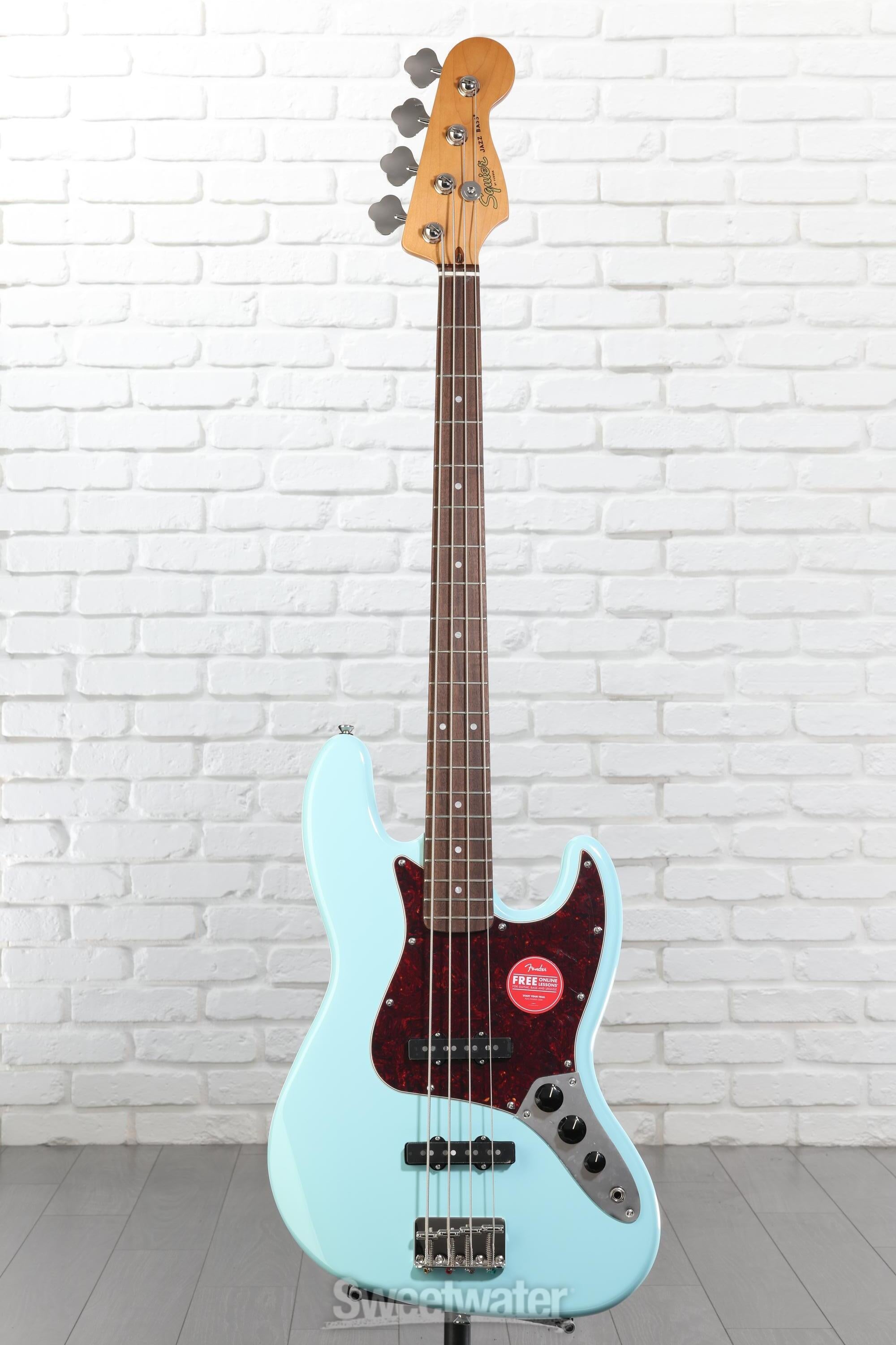 Squier Classic Vibe '60s Jazz Bass - Daphne Blue | Sweetwater