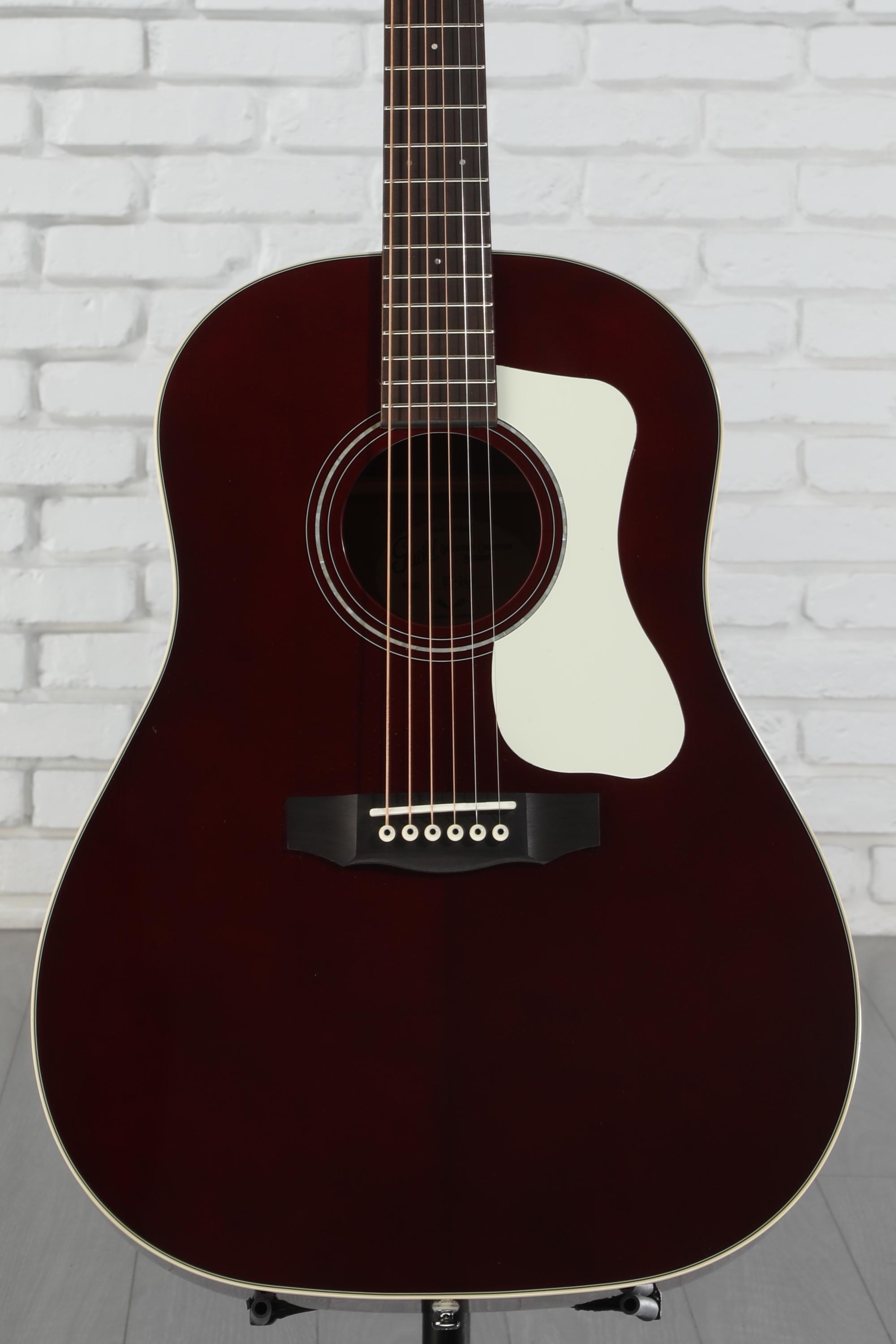 Guild DS-240 Memoir Acoustic Guitar - Wine Red | Sweetwater
